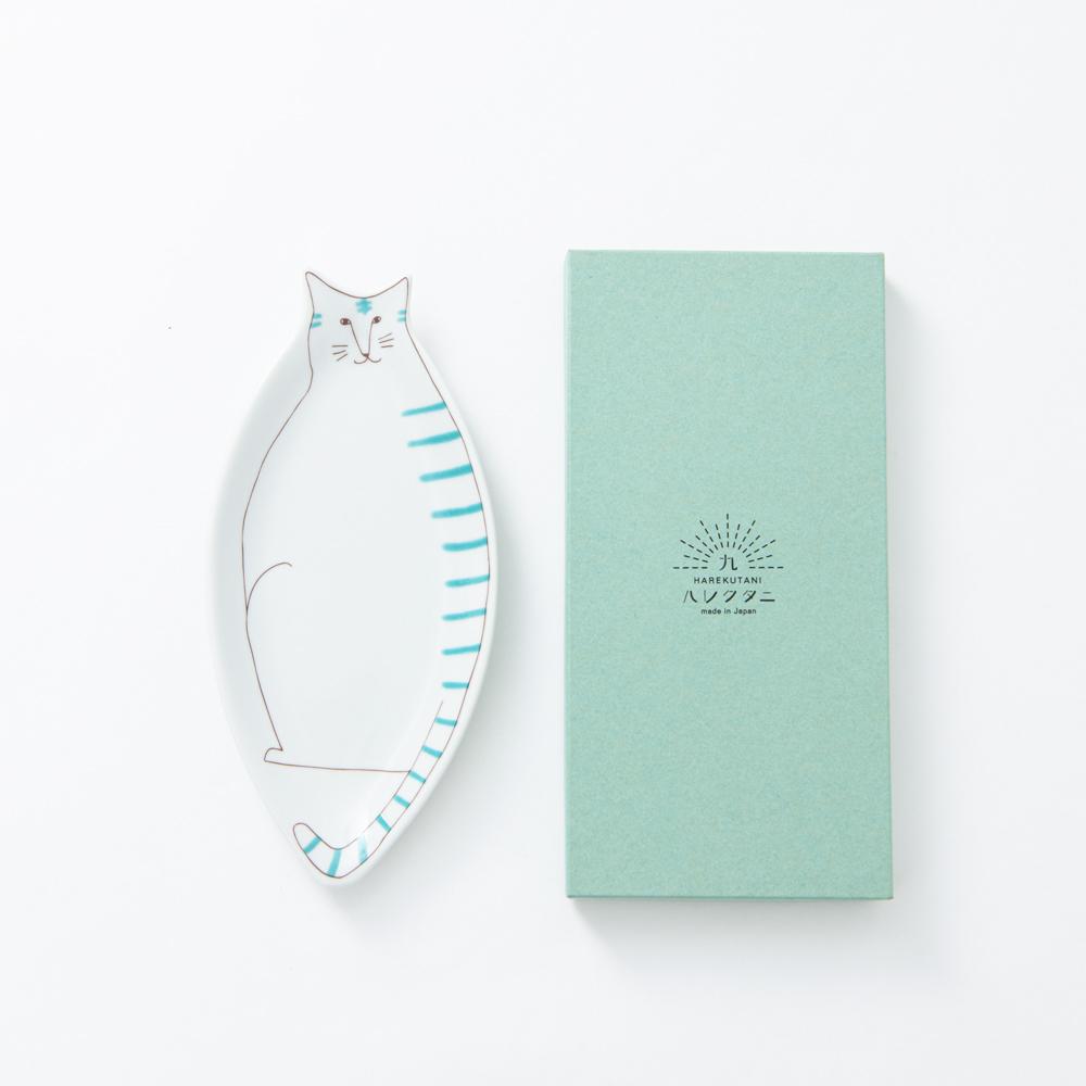 Harekutani Cat Plate - MUSUBI KILN - Handmade Japanese Tableware and Japanese Dinnerware