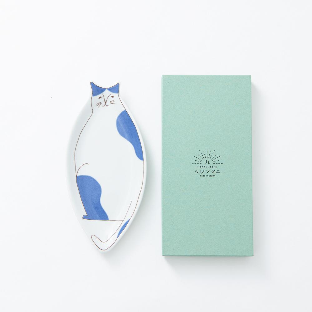 Harekutani Cat Plate - MUSUBI KILN - Handmade Japanese Tableware and Japanese Dinnerware