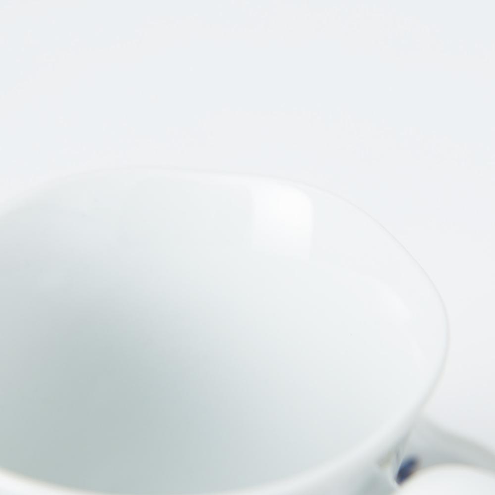 Harekutani Flower and Bird Cup and Saucer - MUSUBI KILN - Handmade Japanese Tableware and Japanese Dinnerware