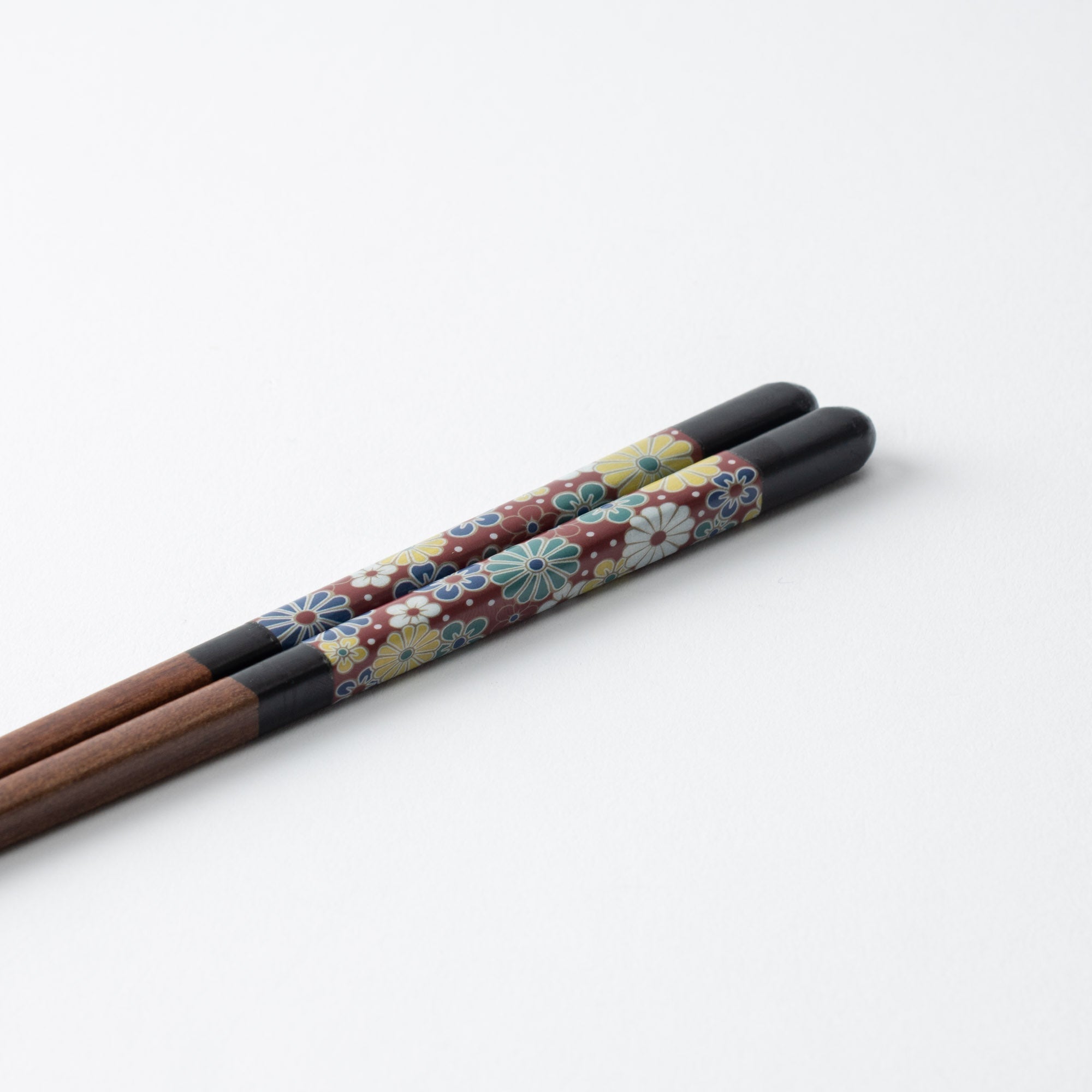 Seikou Kiln Black Kutani Color Reusable Chopsticks 23cm/9in - JAPAN KUTANI SHOP - Japanese Pottery
