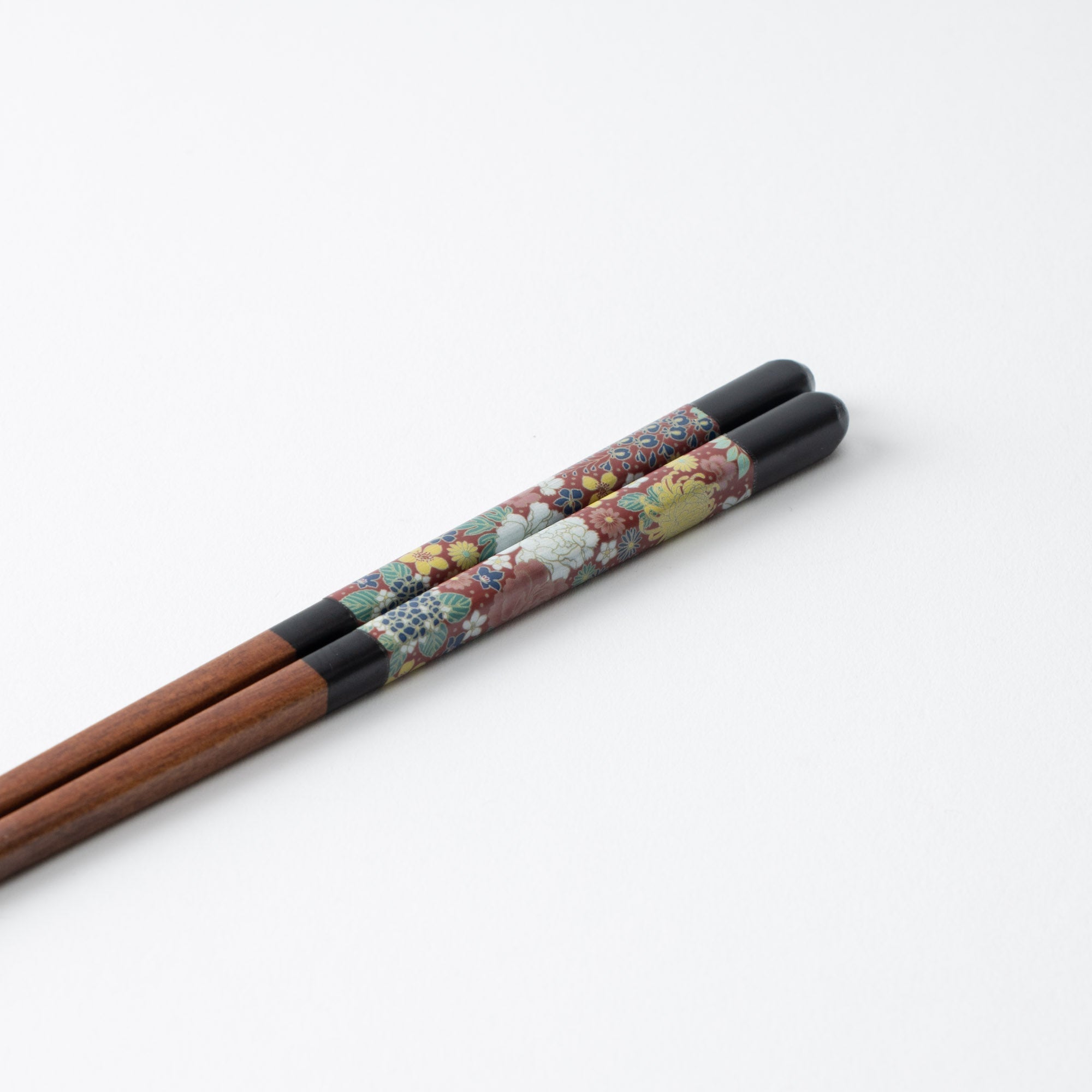 Seikou Kiln Black Kutani Color Reusable Chopsticks 23cm/9in - JAPAN KUTANI SHOP - Japanese Pottery