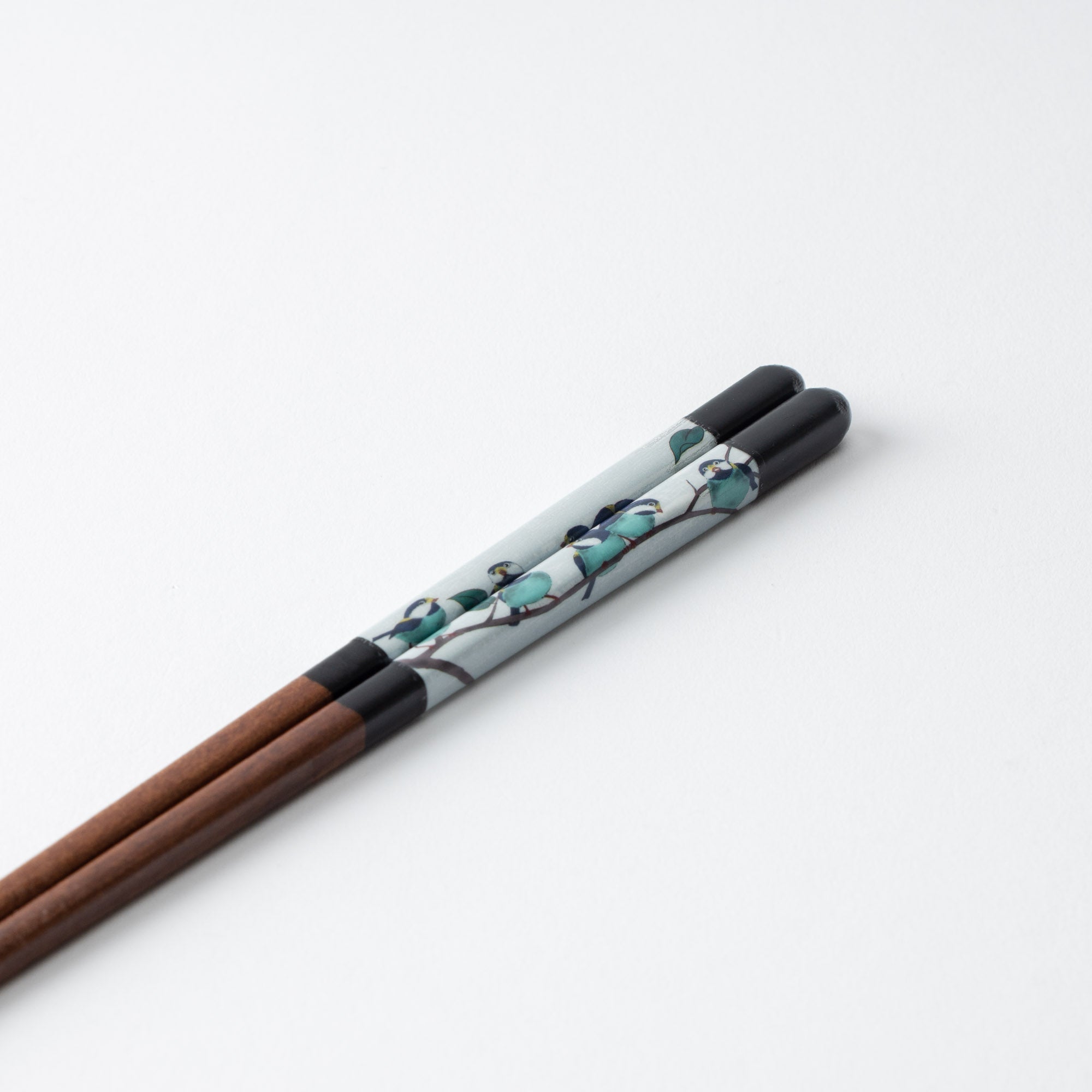 Seikou Kiln Black Kutani Color Reusable Chopsticks 23cm/9in - JAPAN KUTANI SHOP - Japanese Pottery