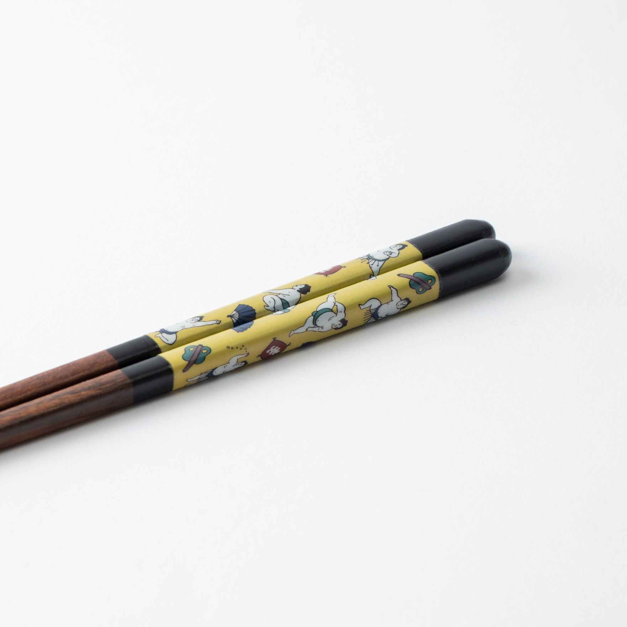 Seikou Kiln Black Kutani Color Reusable Chopsticks 23cm/9in - JAPAN KUTANI SHOP - Japanese Pottery
