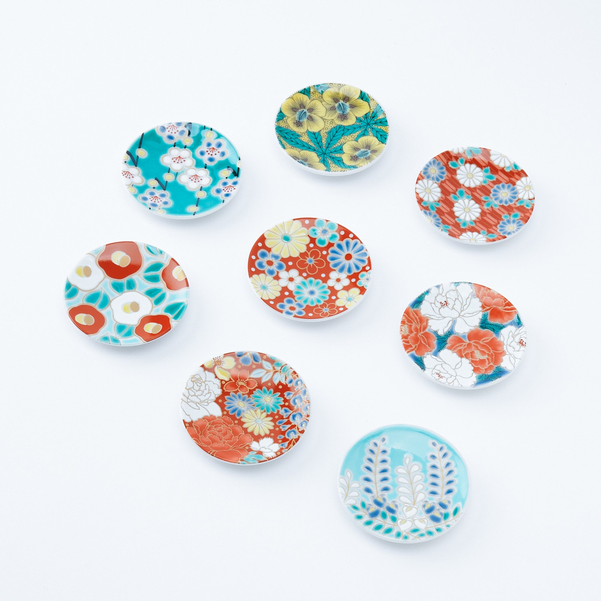 Classic Floral Motif Chopstick Rest - JAPAN KUTANI SHOP