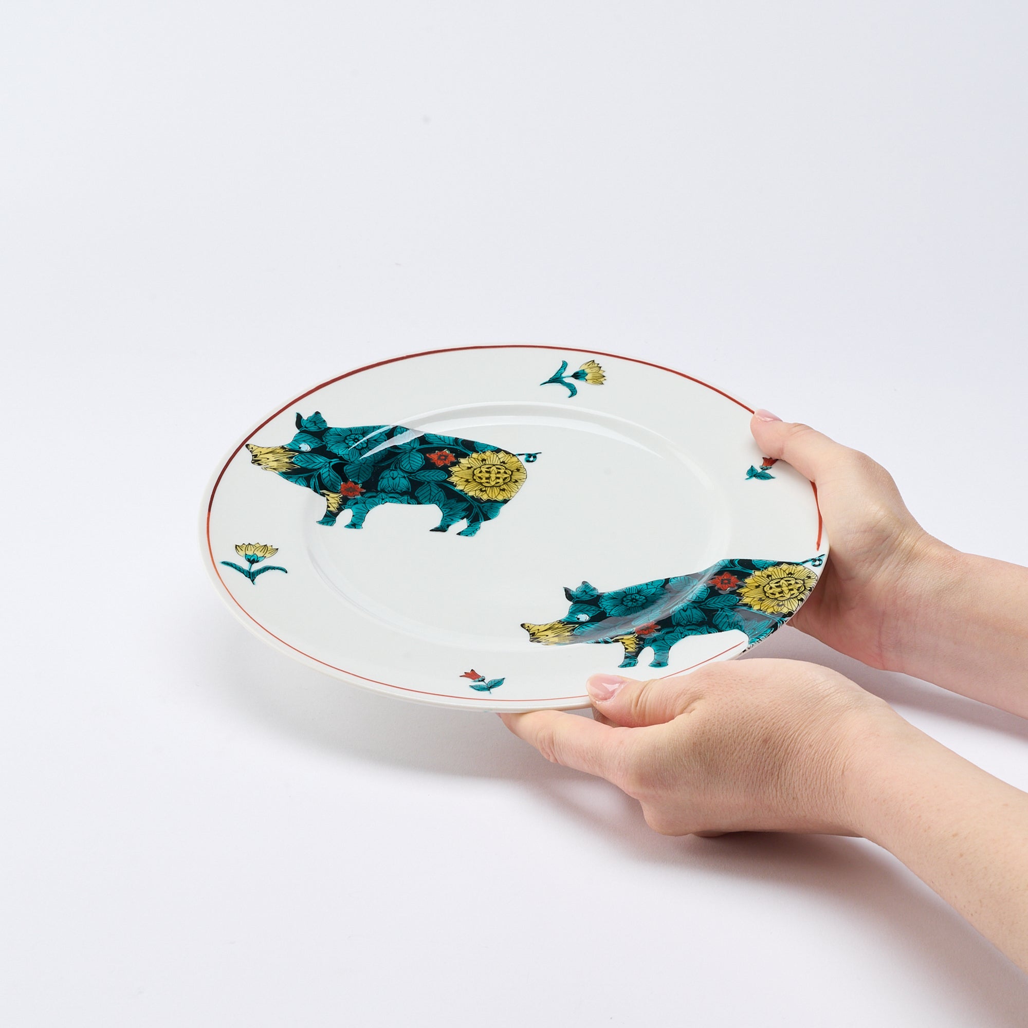 Botanical Series Dinner Plate - JAPAN KUTANI SHOP