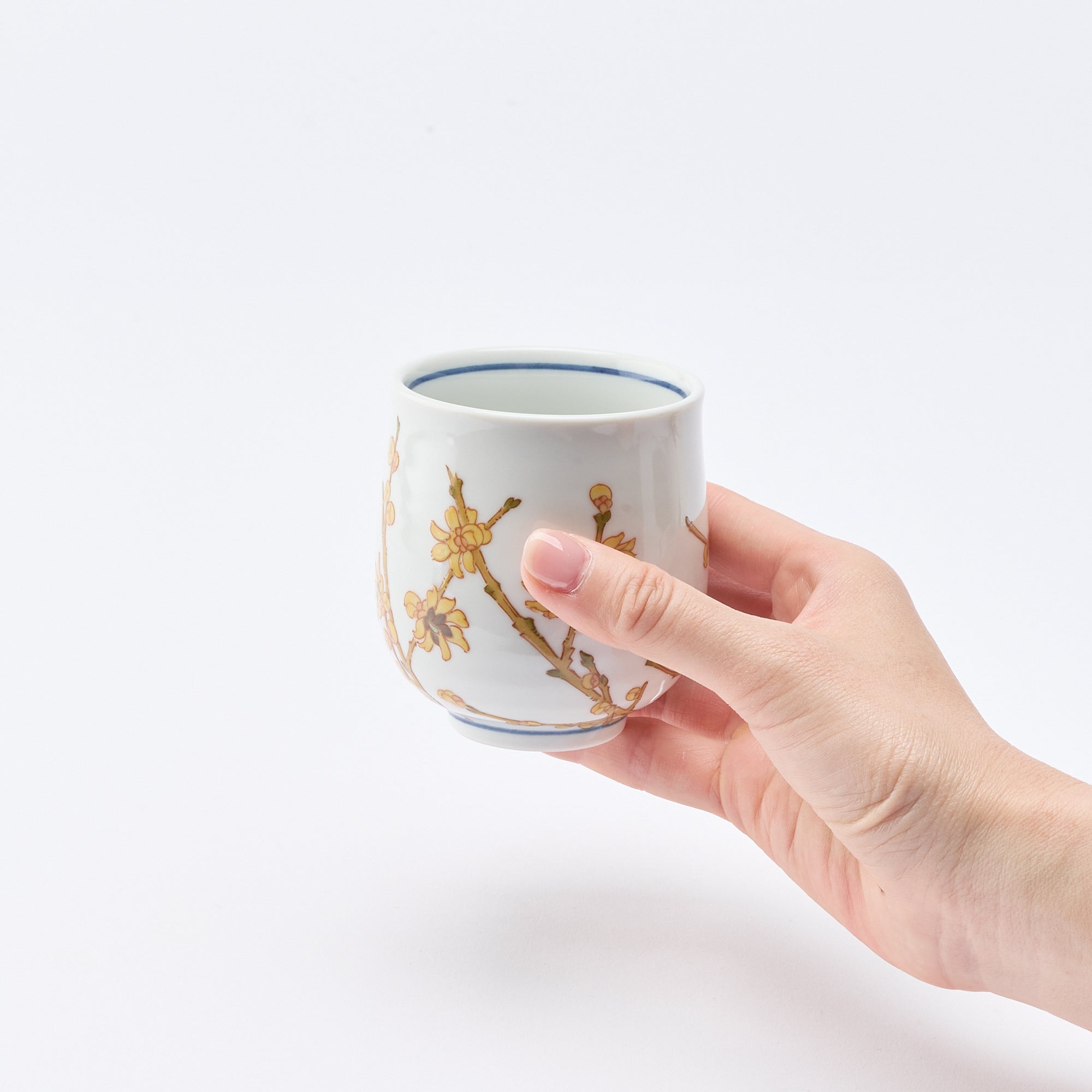 Flowers of the Twelve Months Yunomi Japanese Teacup - JAPAN KUTANI SHOP