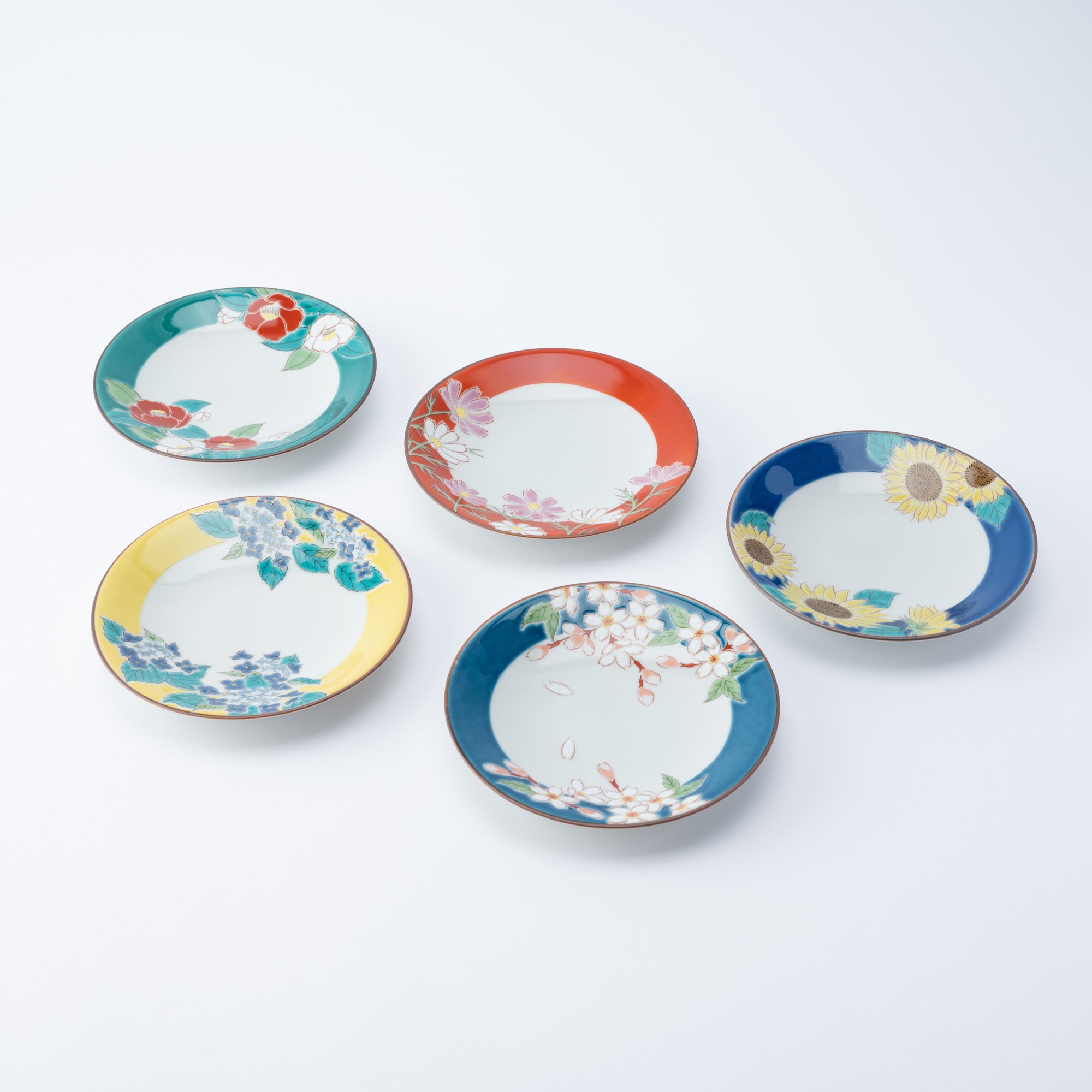 Seasonal Flowers Side Plate