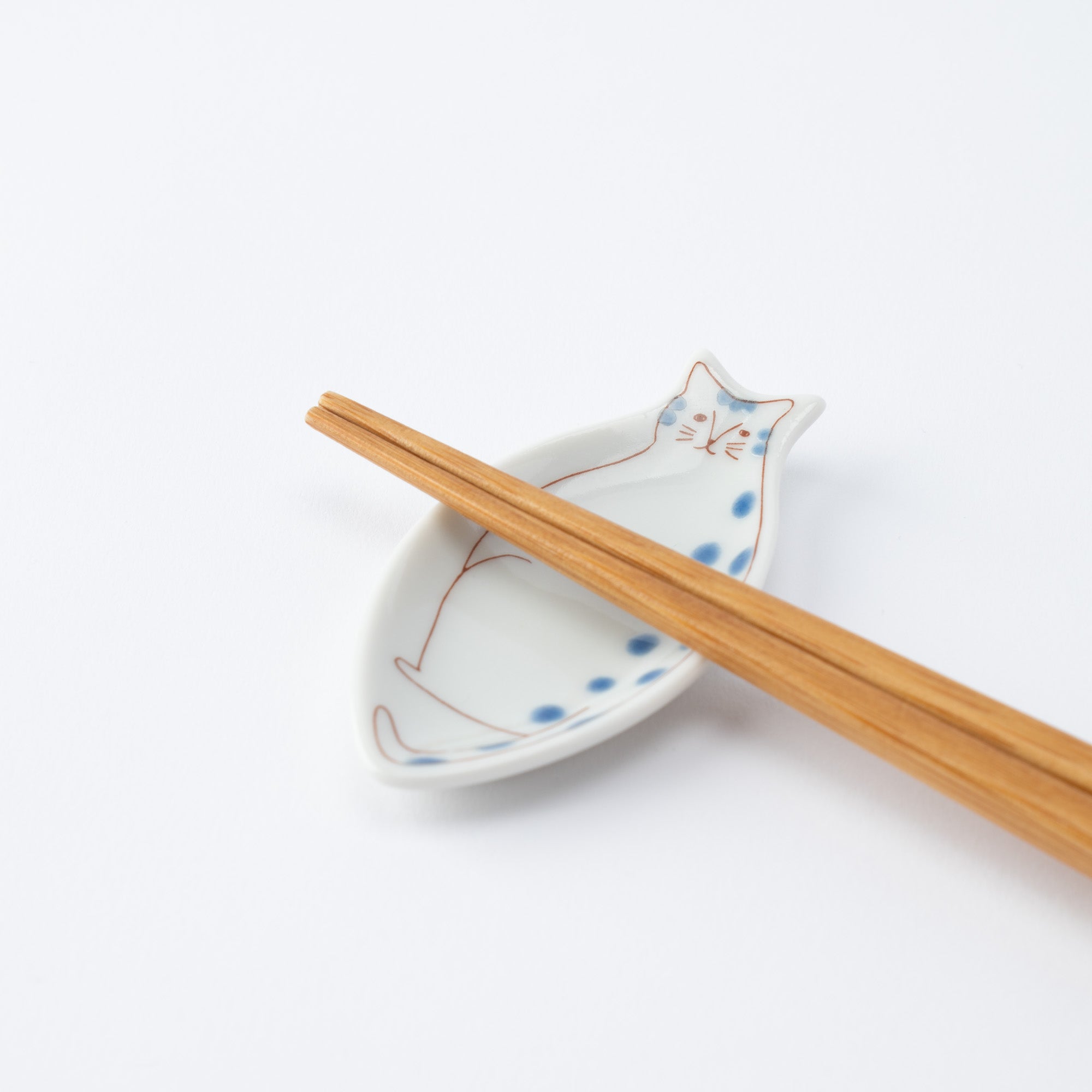 Cat Shaped Chopstick Rest - JAPAN KUTANI SHOP