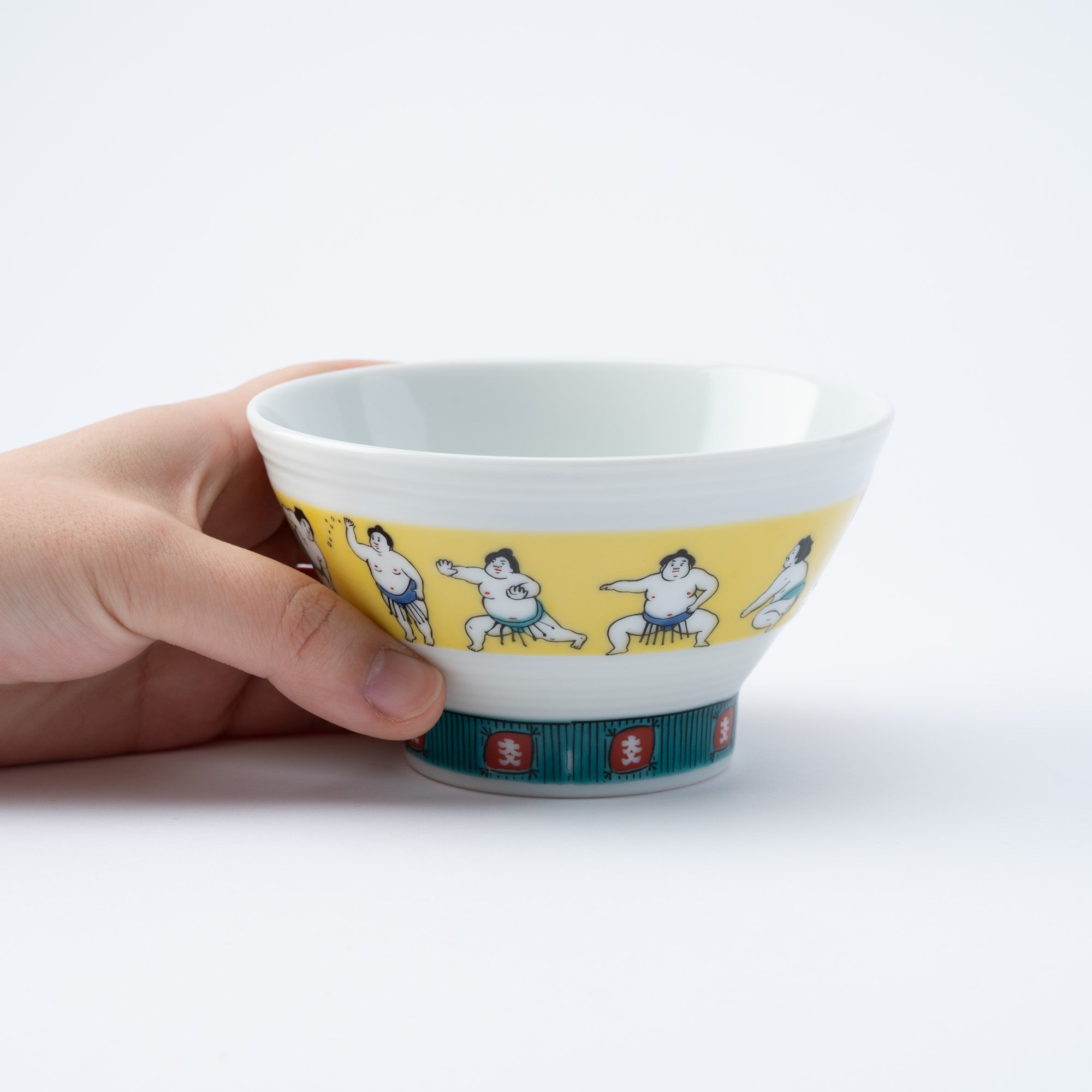 Rings of Color Japanese Rice Bowl