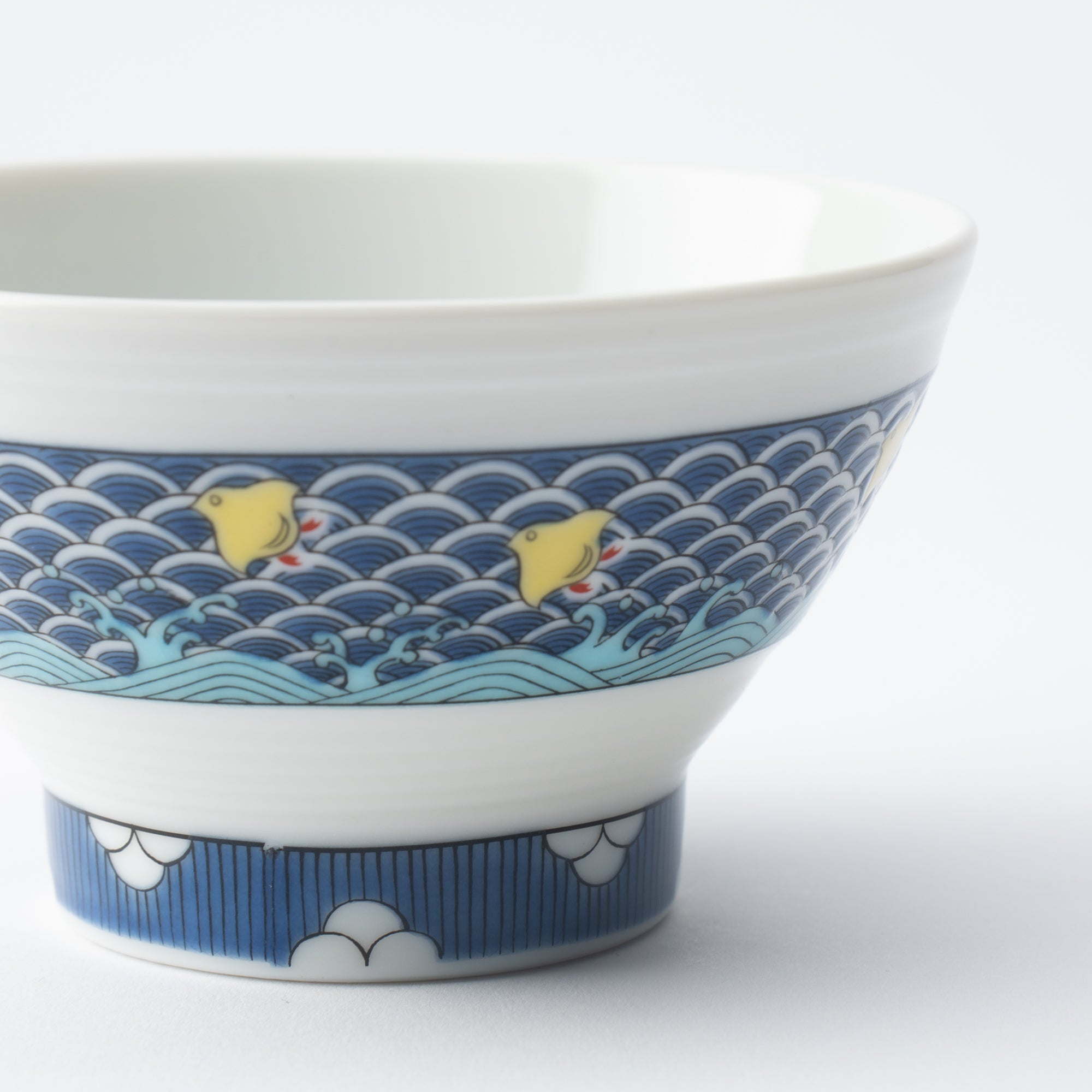 Rings of Color Japanese Rice Bowl
