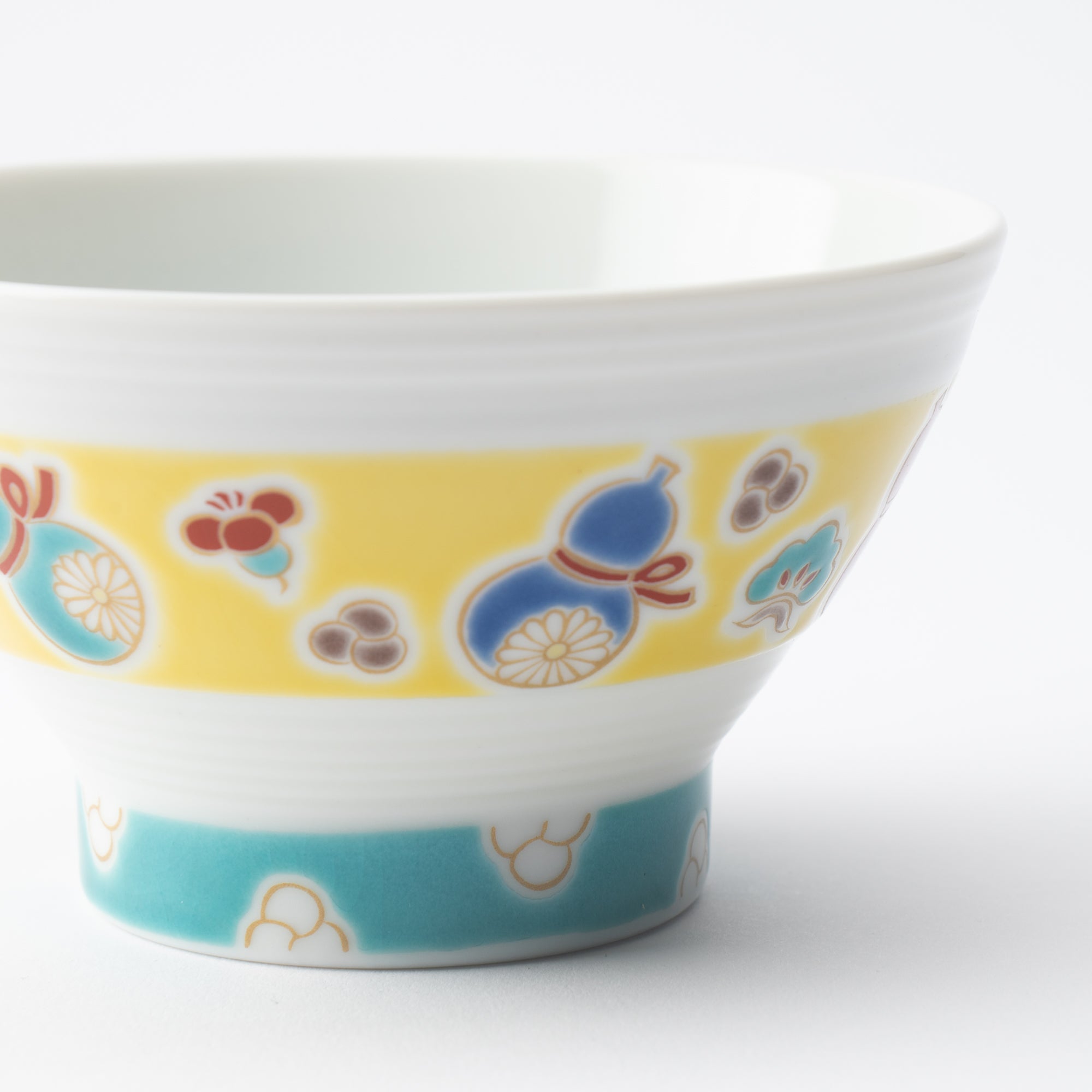 Rings of Color Japanese Rice Bowl