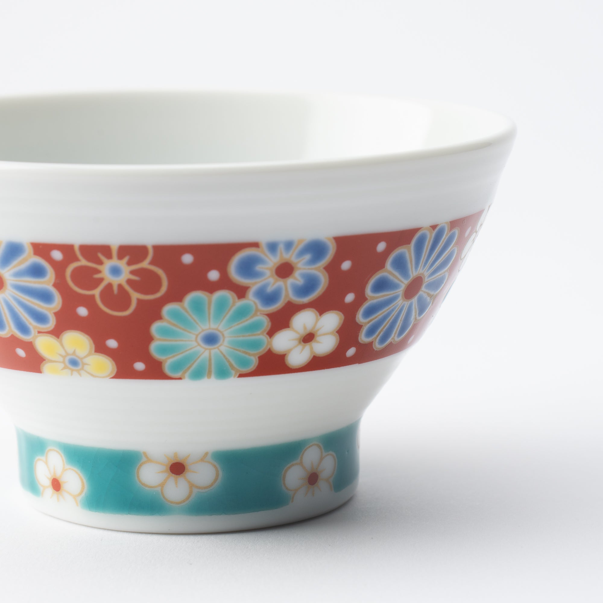 Rings of Color Japanese Rice Bowl
