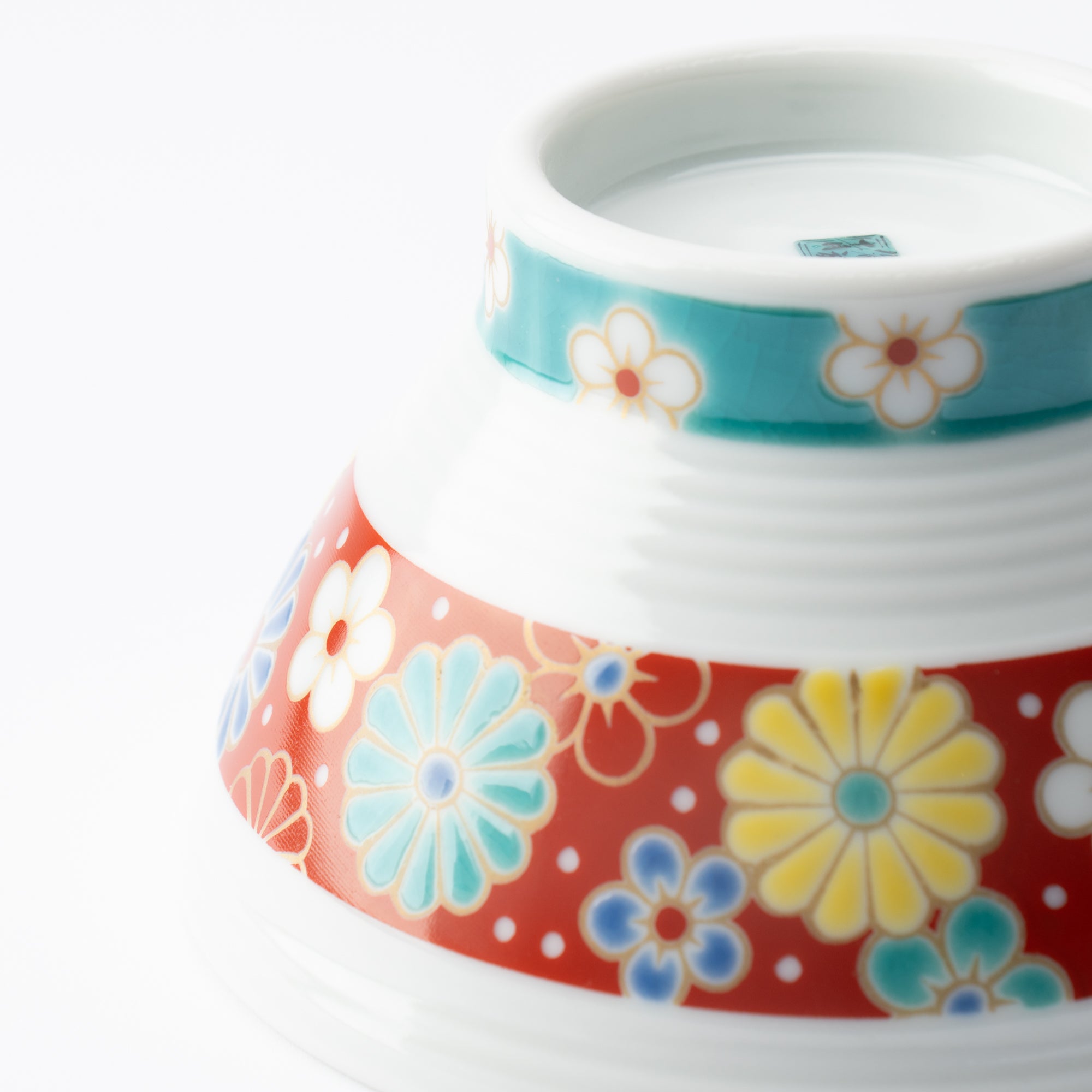 Rings of Color Japanese Rice Bowl