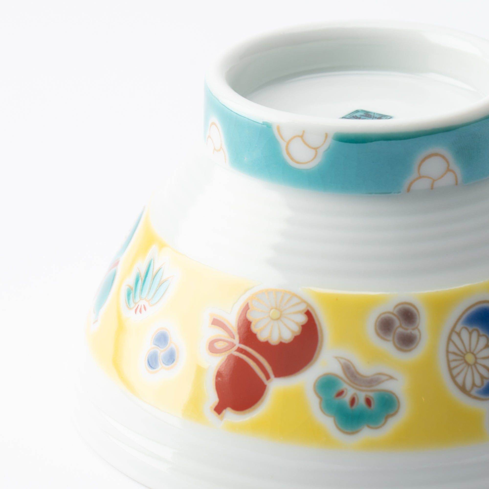 Rings of Color Japanese Rice Bowl