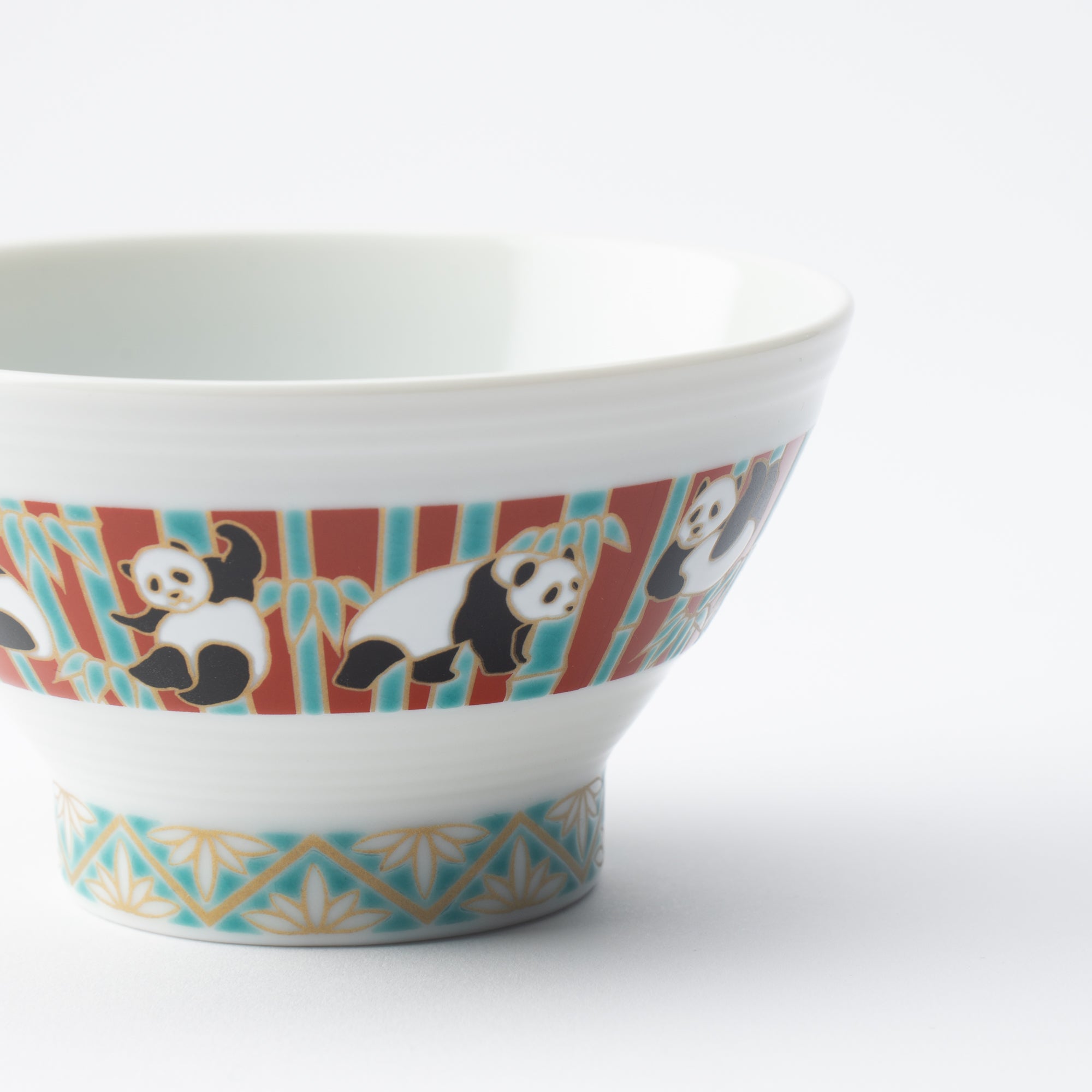 Rings of Color Japanese Rice Bowl