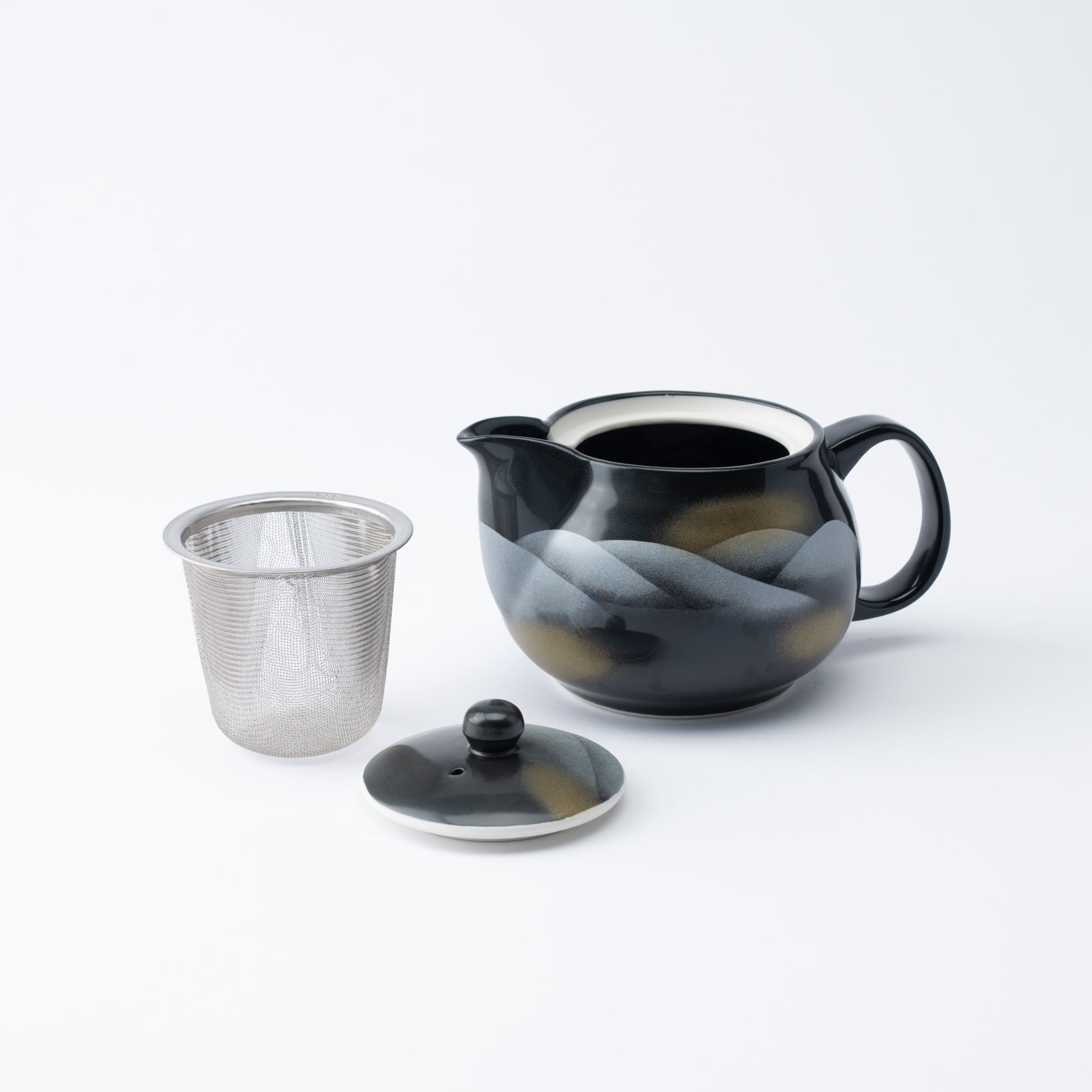 Renzan Mountain Range Japanese Teapot