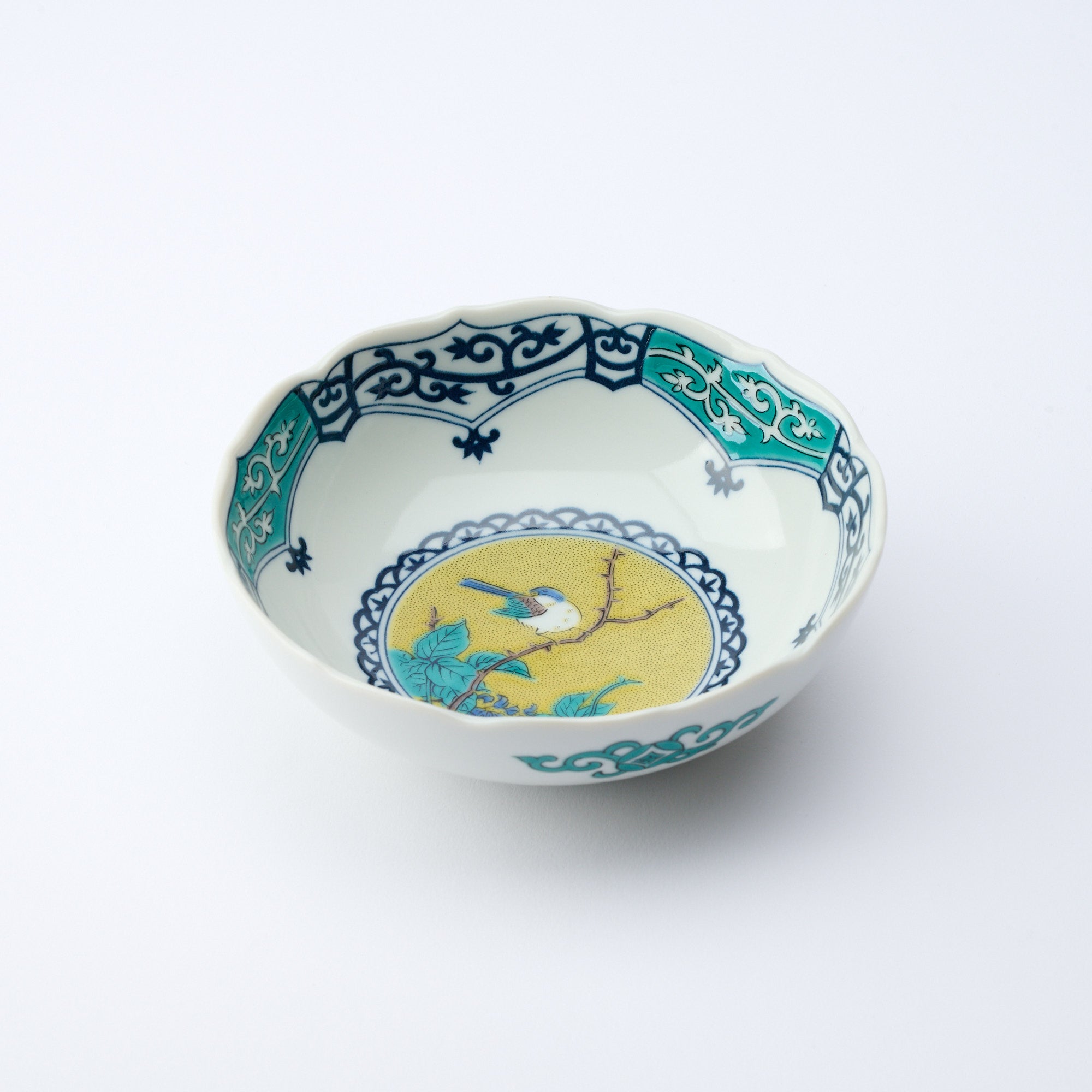 Yoshidaya Flower and Bird Medium Bowl