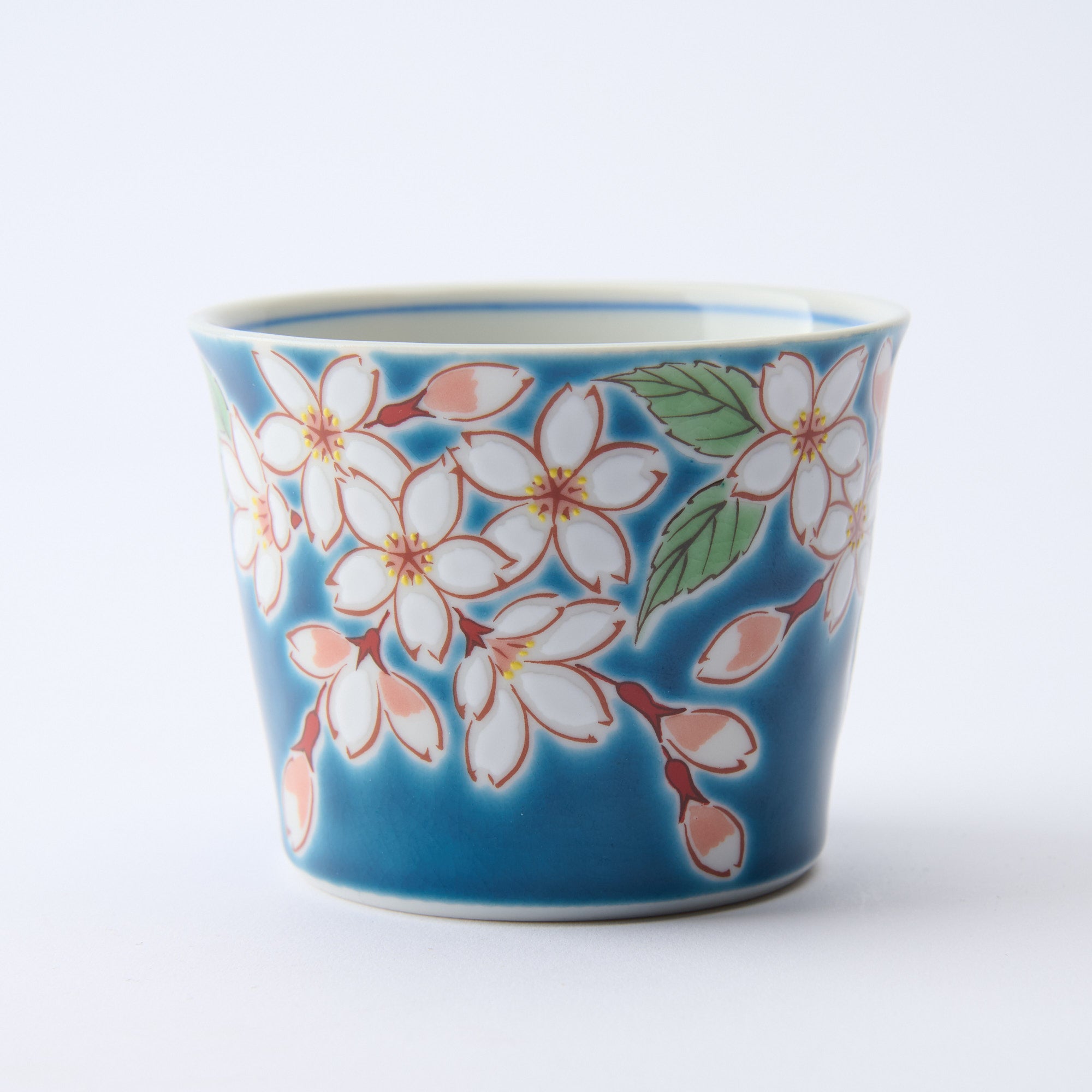 Seasonal Flowers Japanese Teacup
