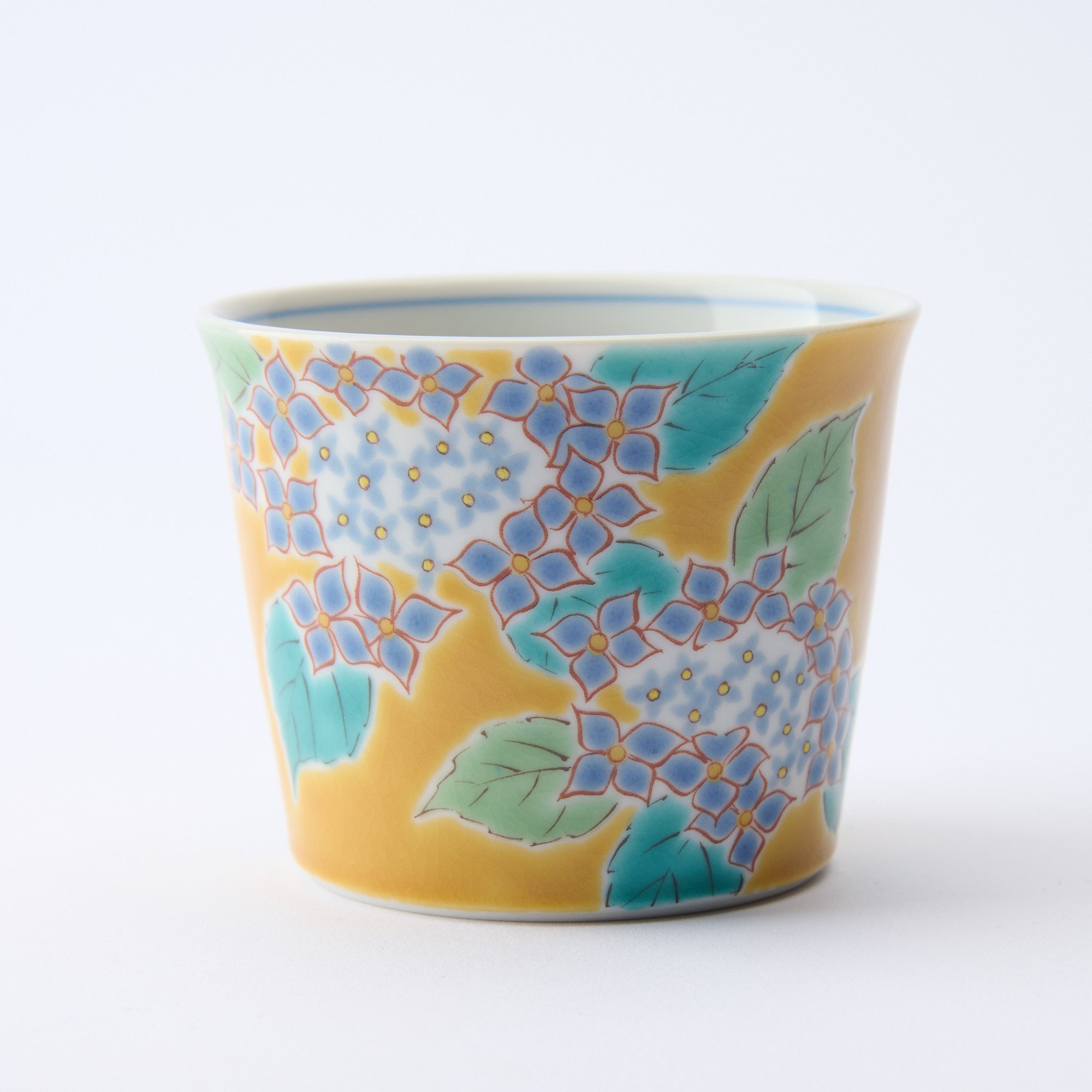 Seasonal Flowers Japanese Teacup