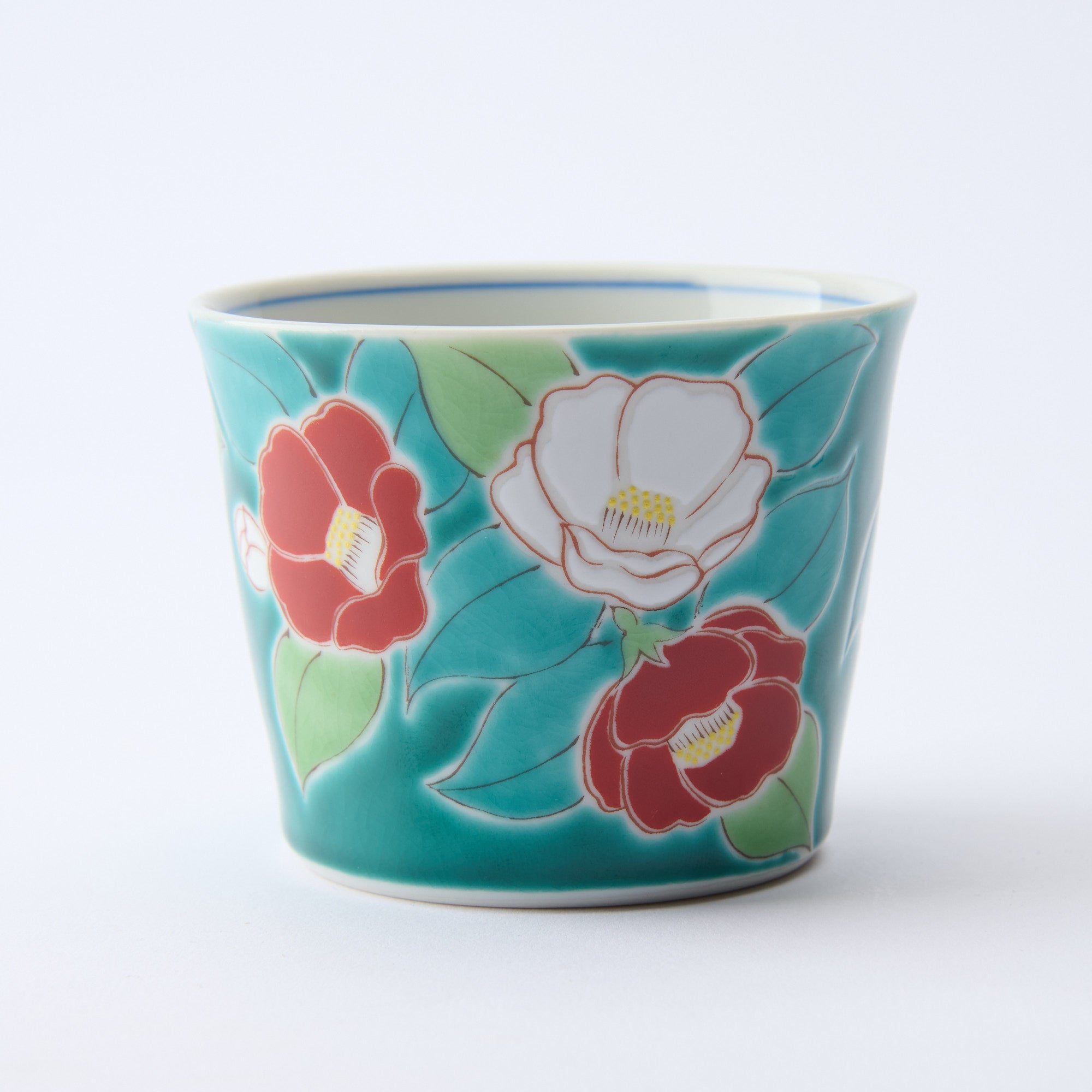 Seasonal Flowers Japanese Teacup