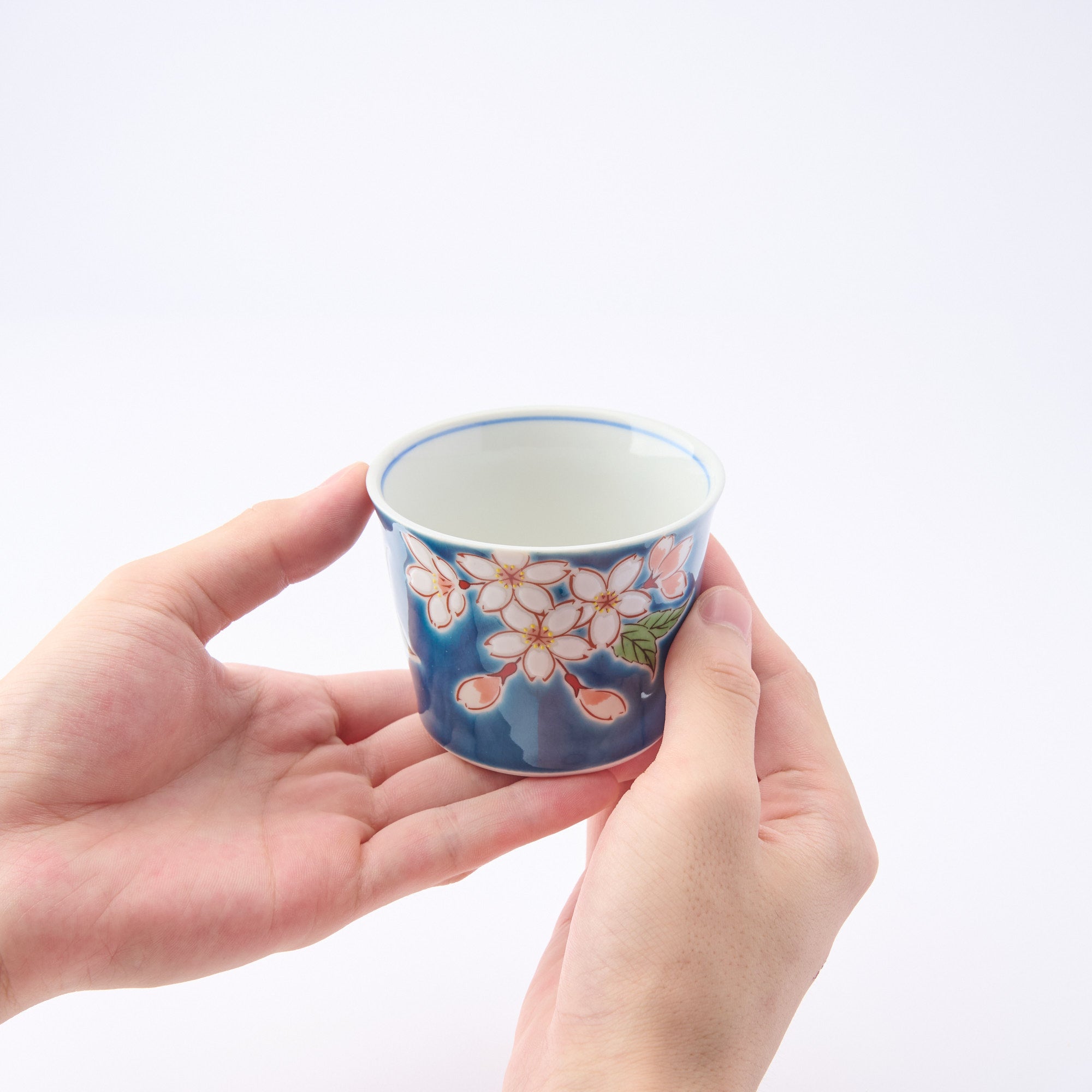 Seasonal Flowers Japanese Teacup