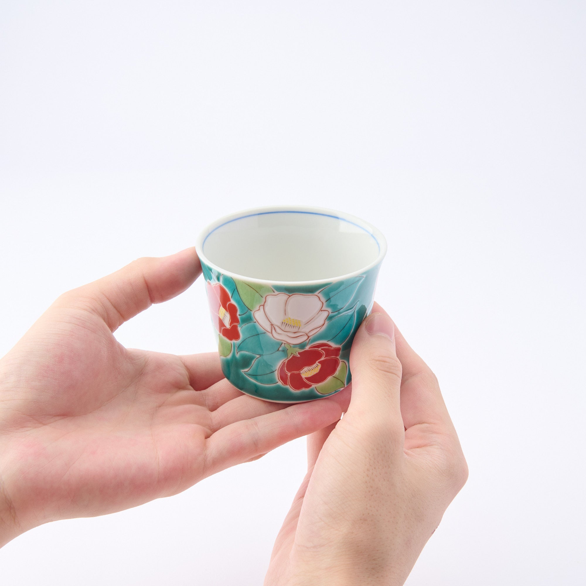 Seasonal Flowers Japanese Teacup
