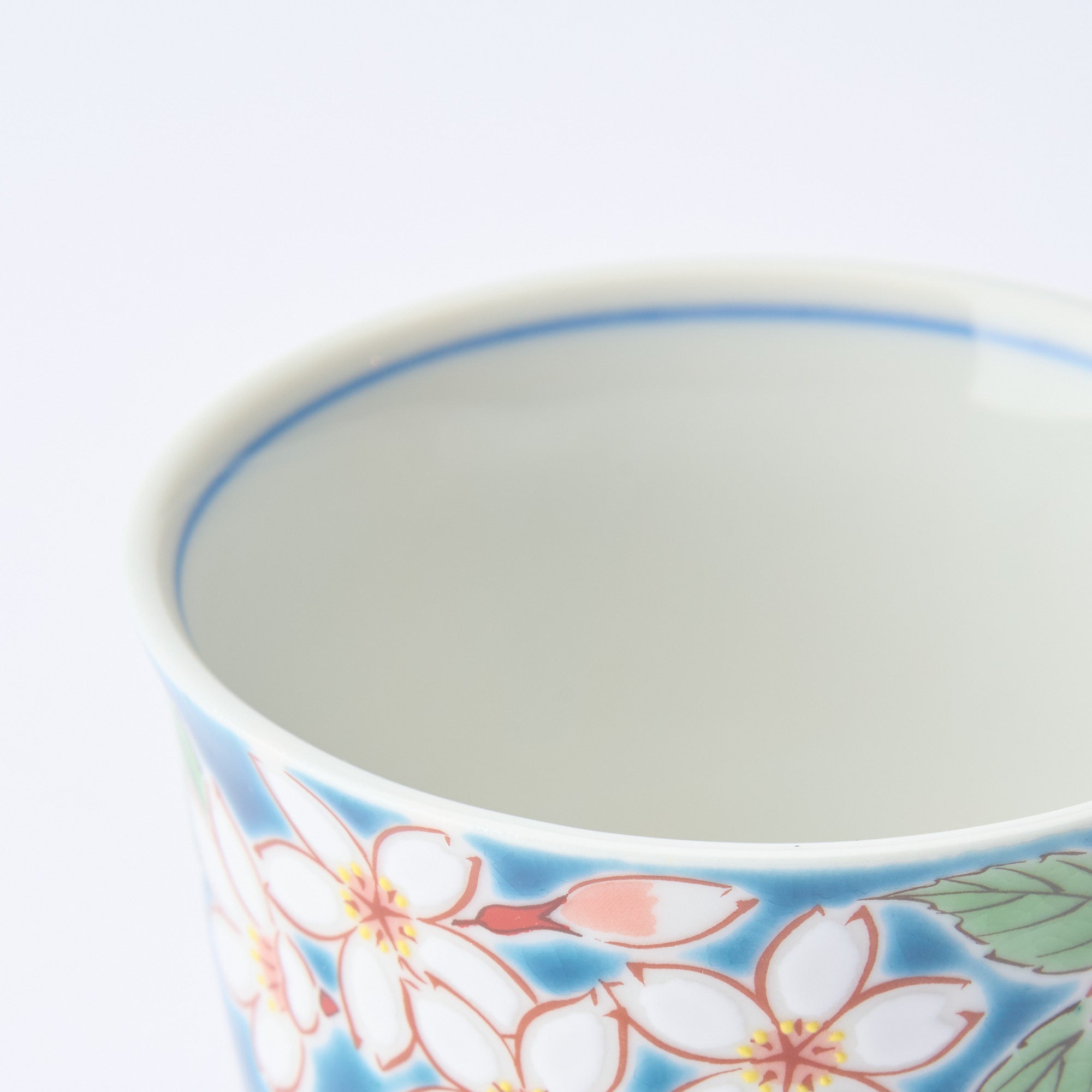 Seasonal Flowers Japanese Teacup