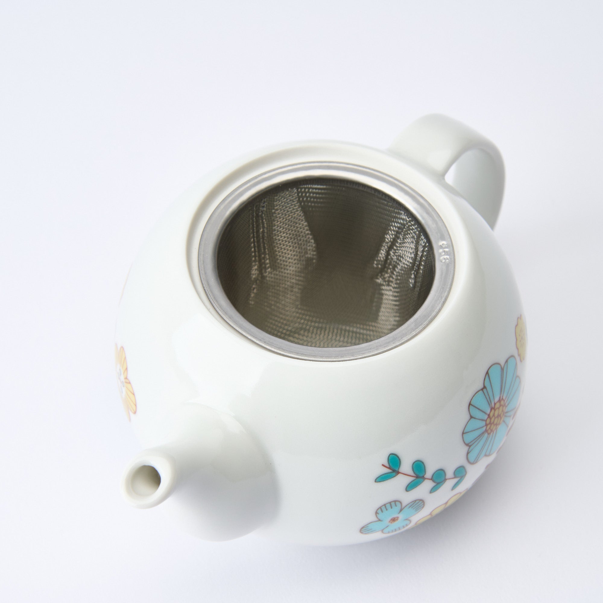 Bird and Blooms Japanese Teapot