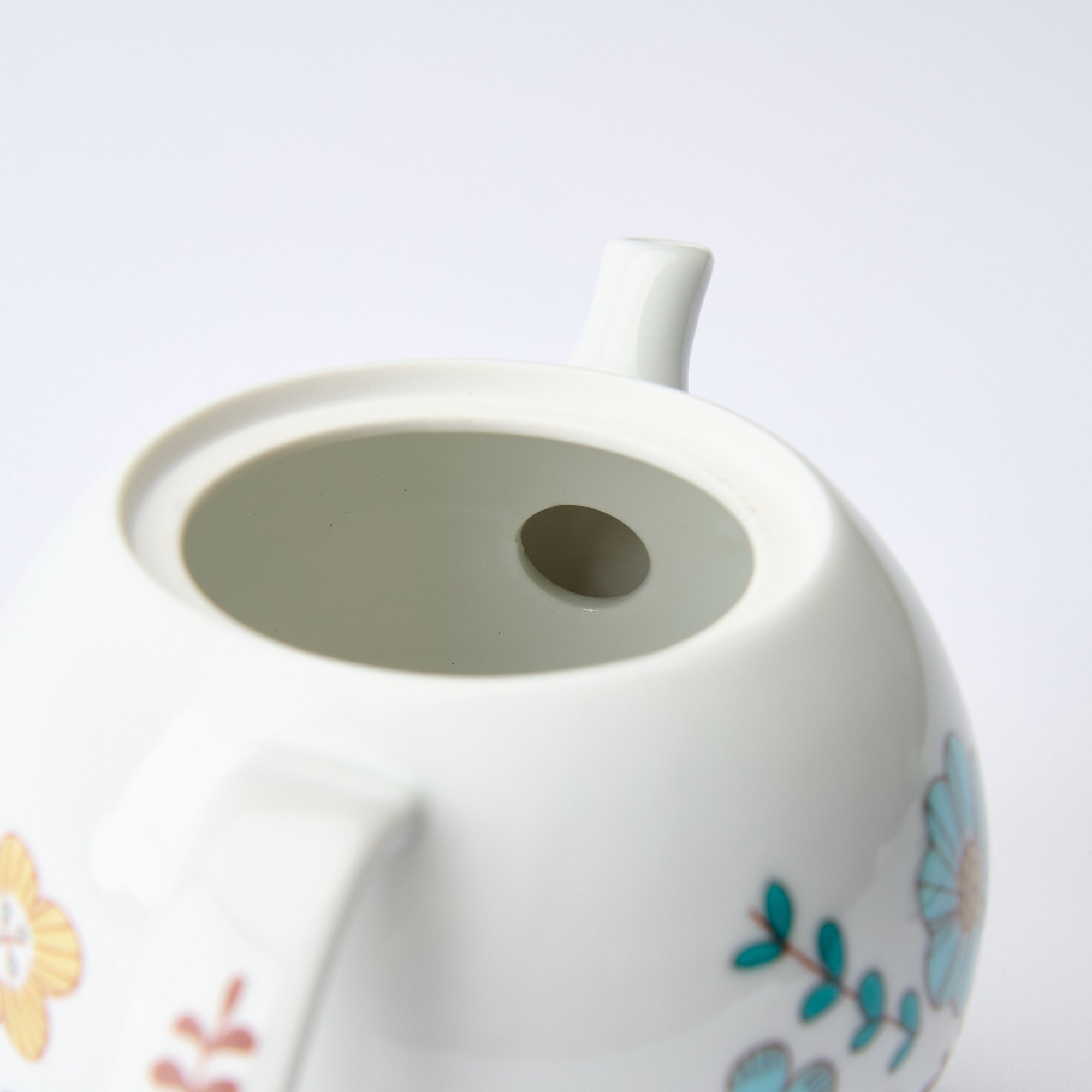 Bird and Blooms Japanese Teapot