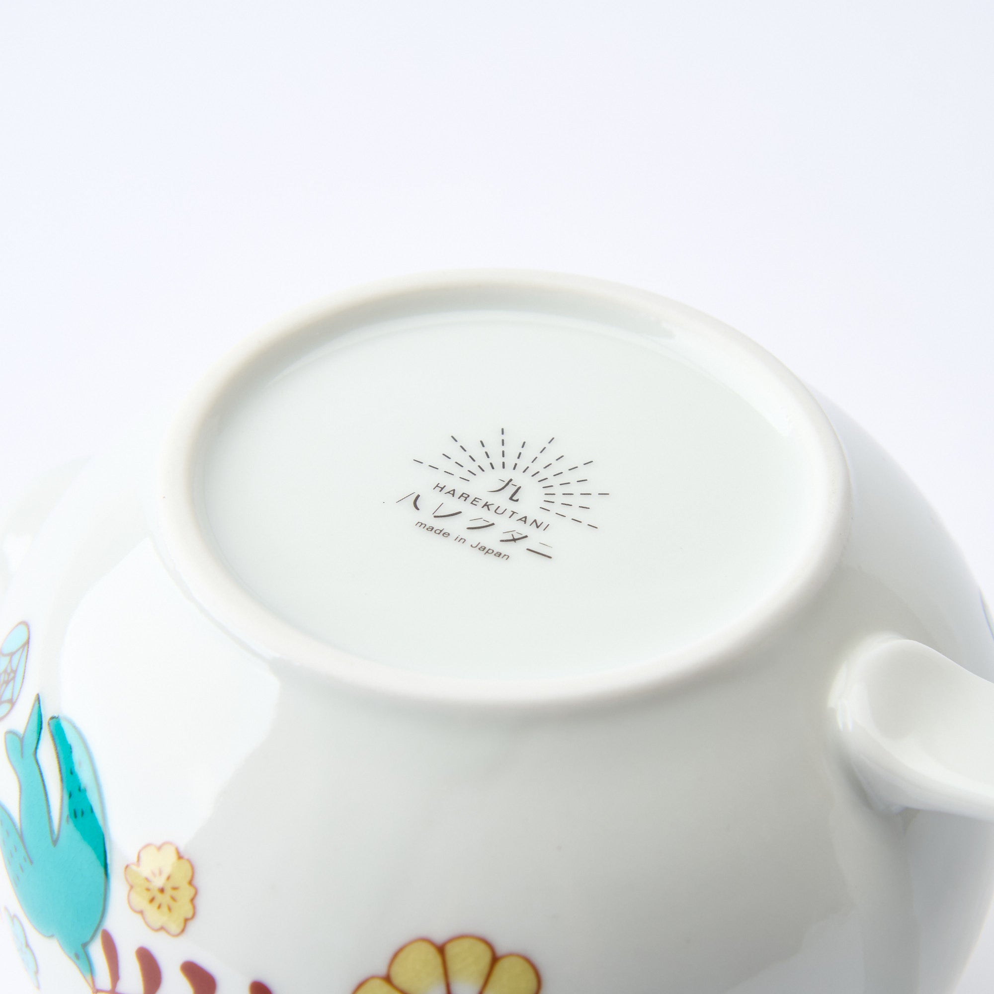 Bird and Blooms Japanese Teapot