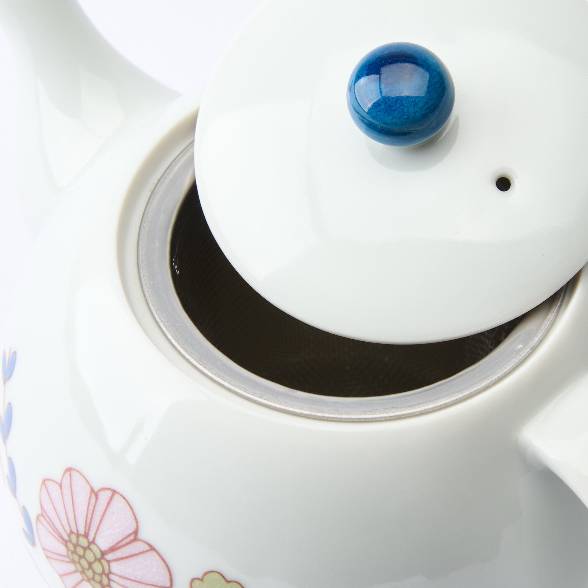 Bird and Blooms Japanese Teapot