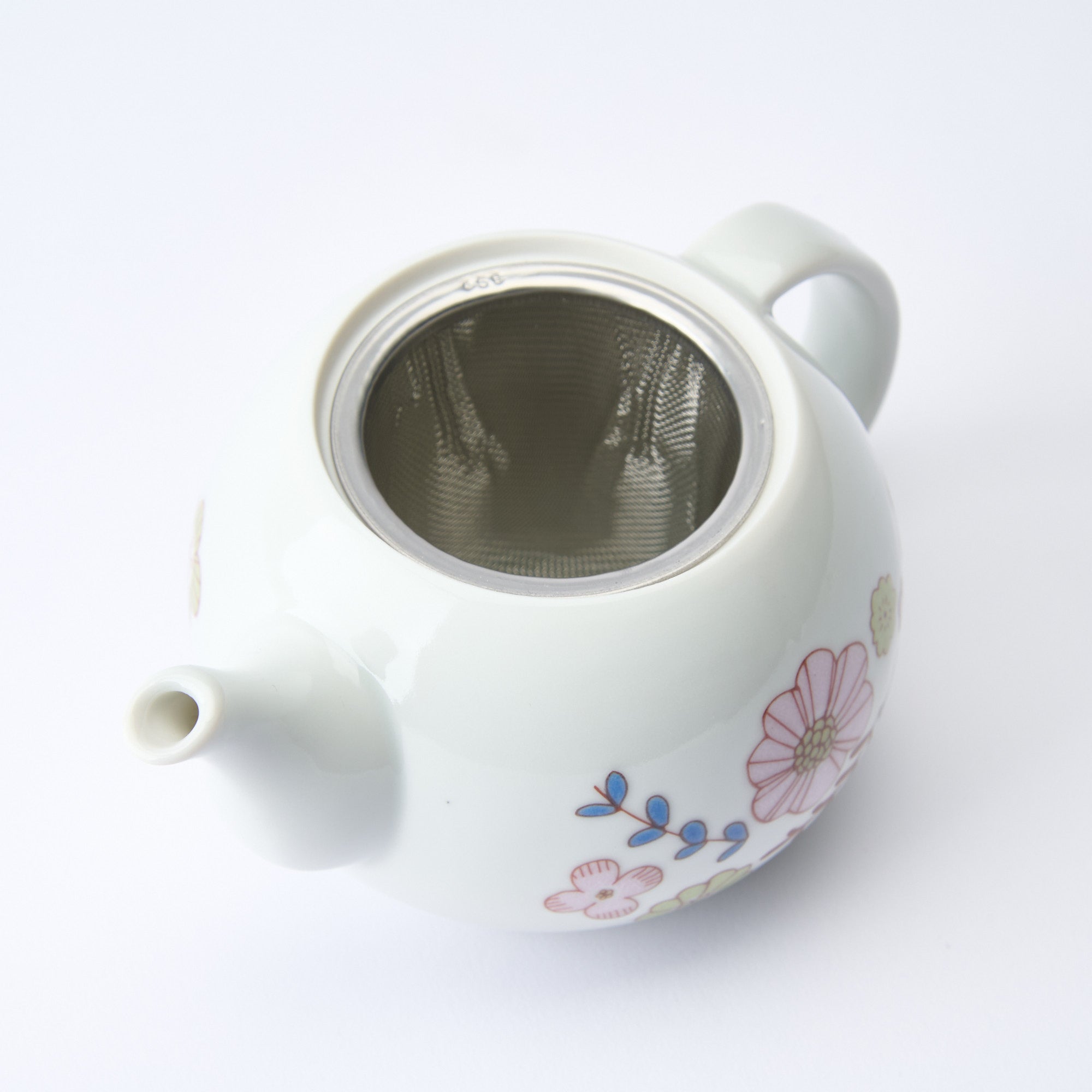 Bird and Blooms Japanese Teapot