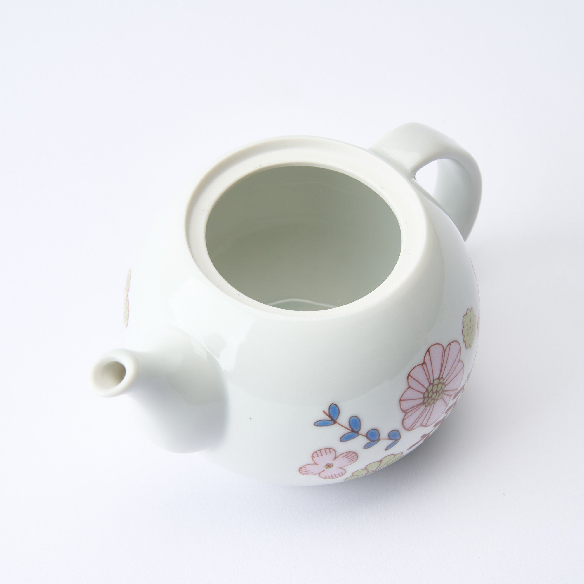 Bird and Blooms Japanese Teapot