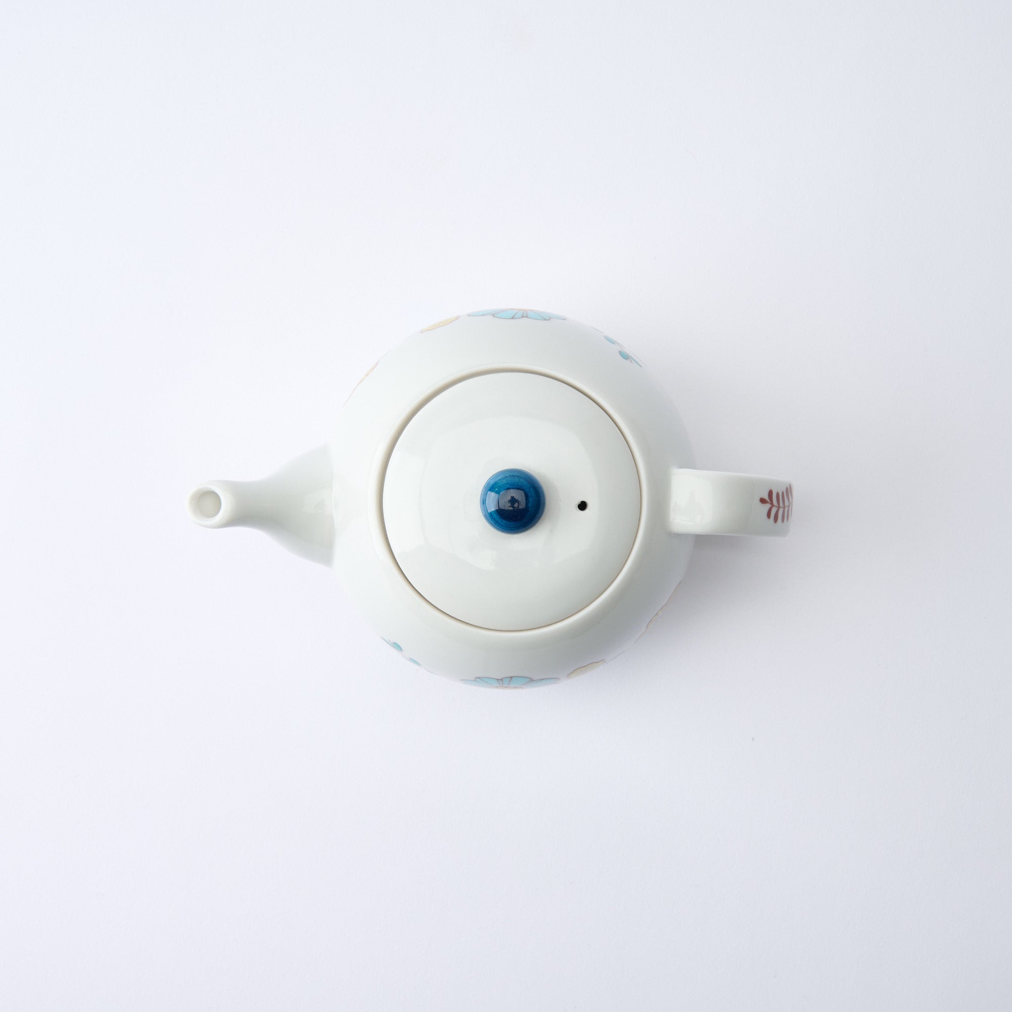 Bird and Blooms Japanese Teapot