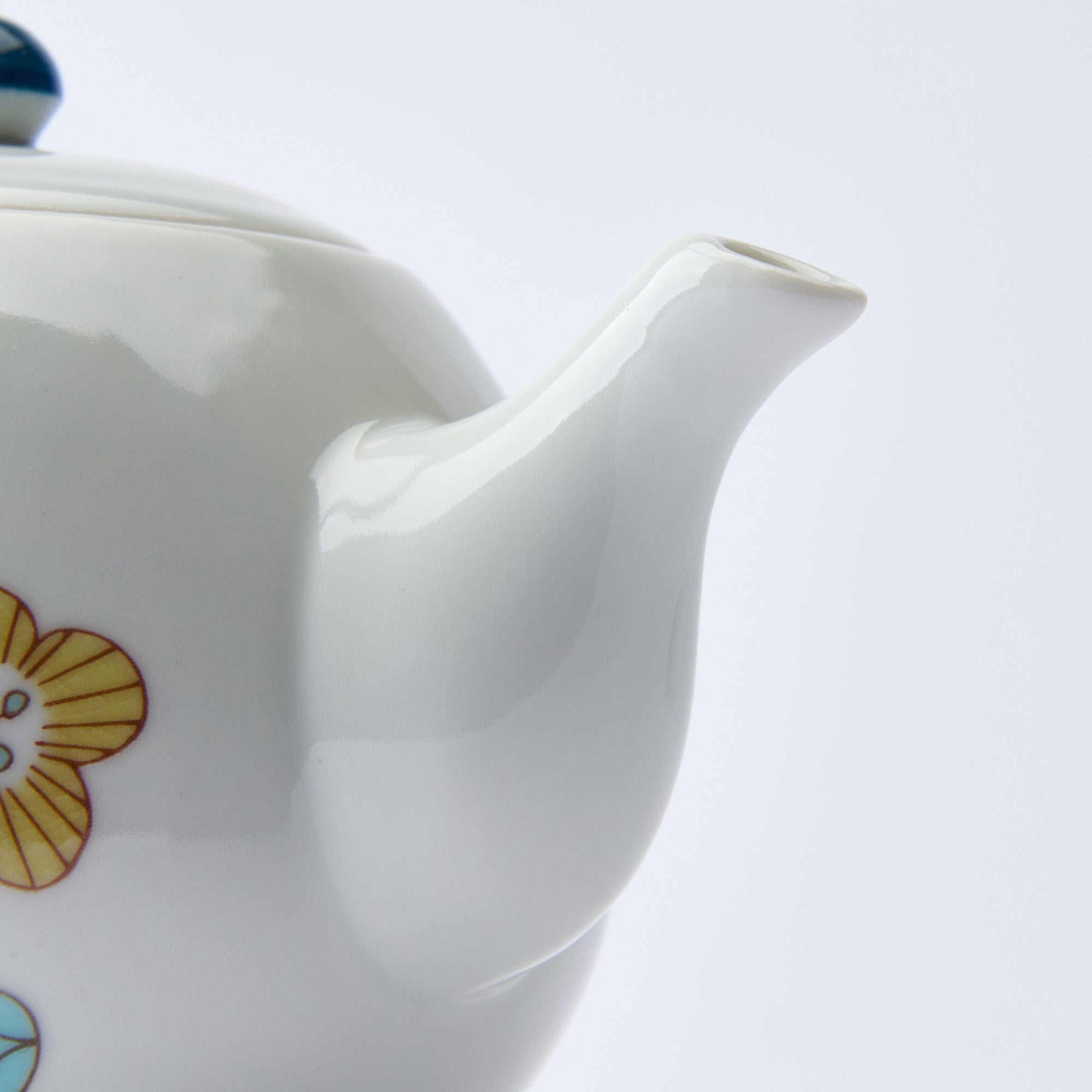 Bird and Blooms Japanese Teapot