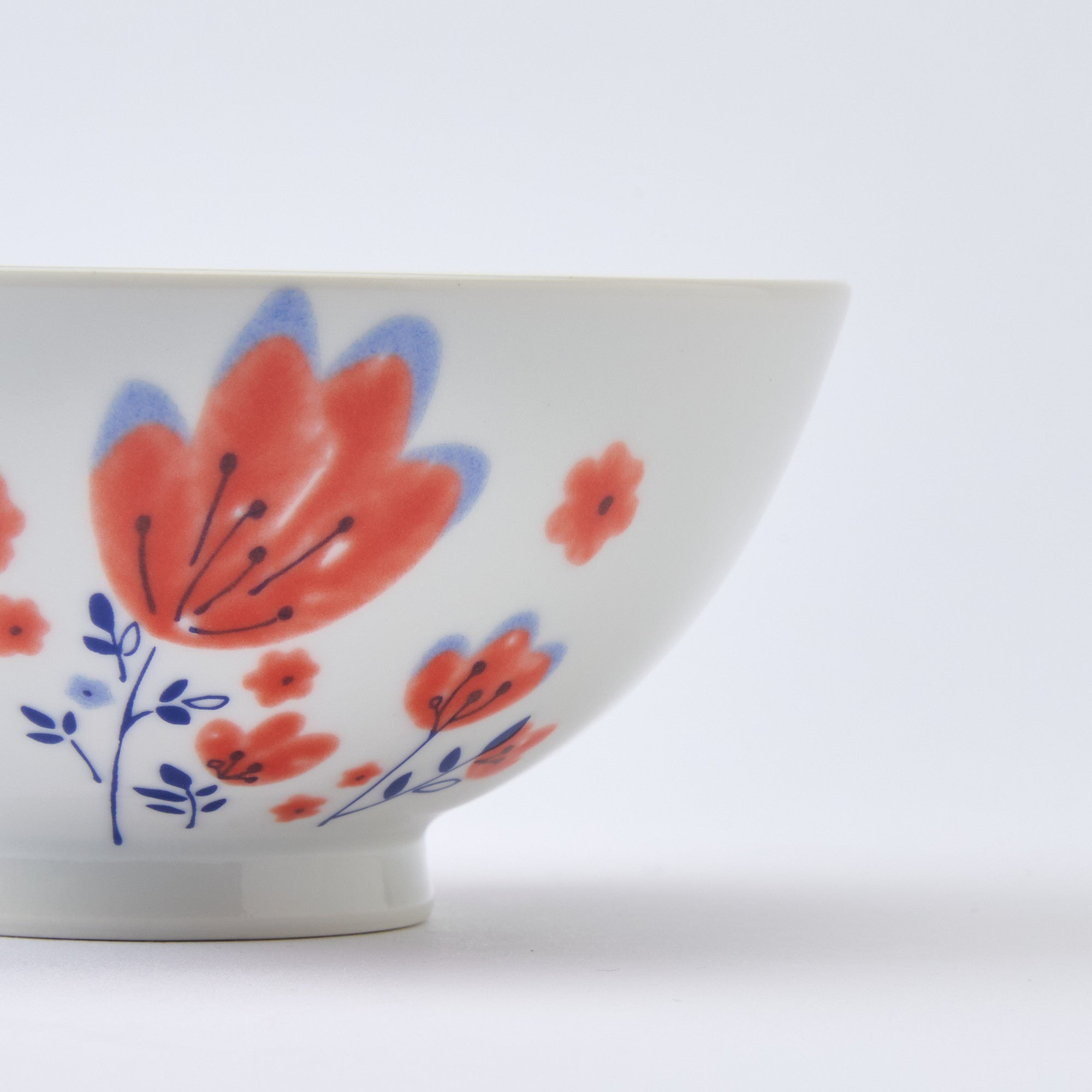 Spring Flowers Japanese Rice Bowl