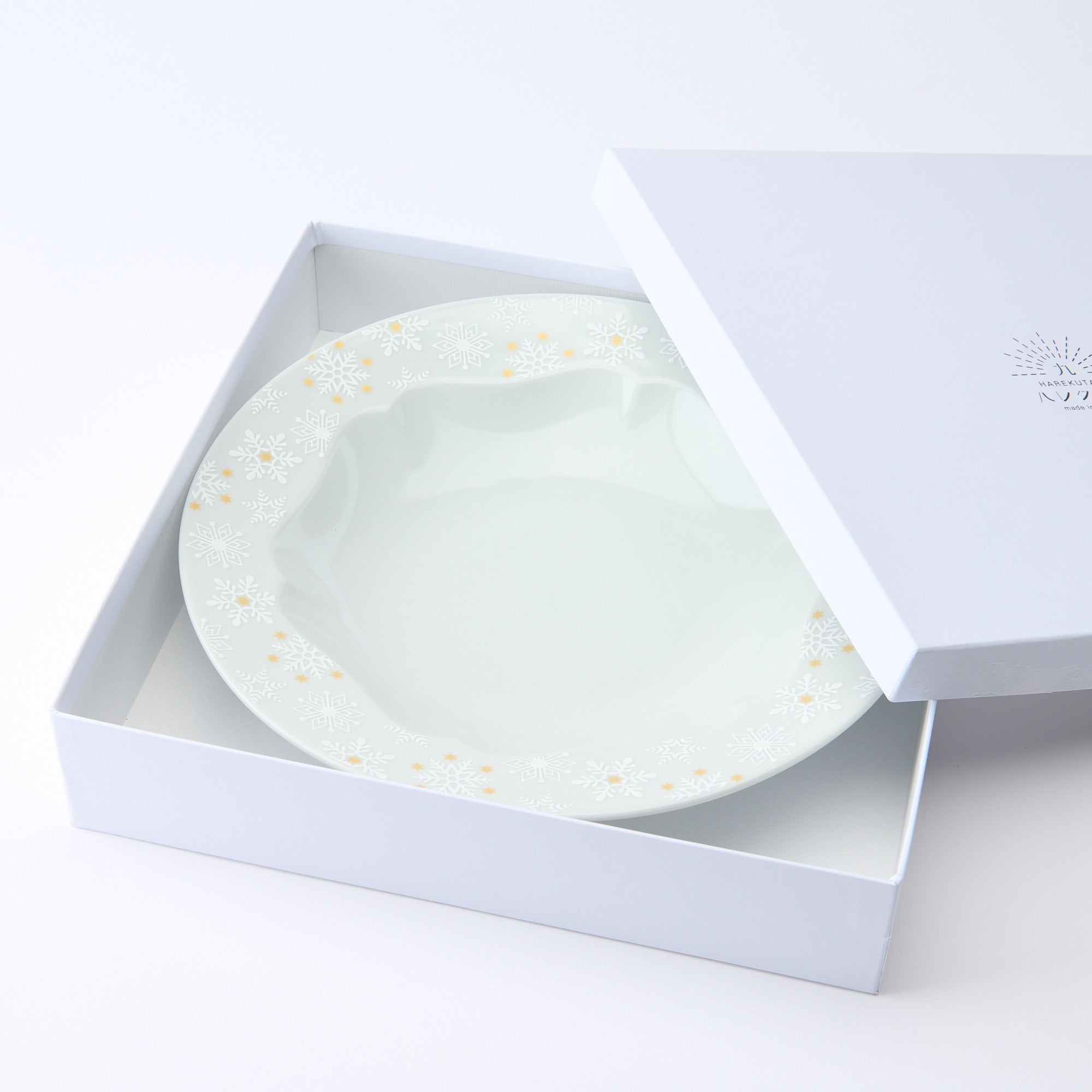 Snow Crystal Deep Dinner Plate