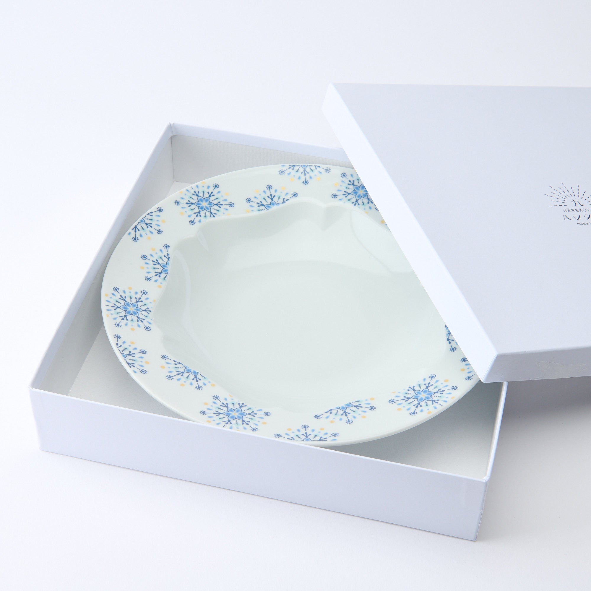 Snow Crystal Deep Dinner Plate