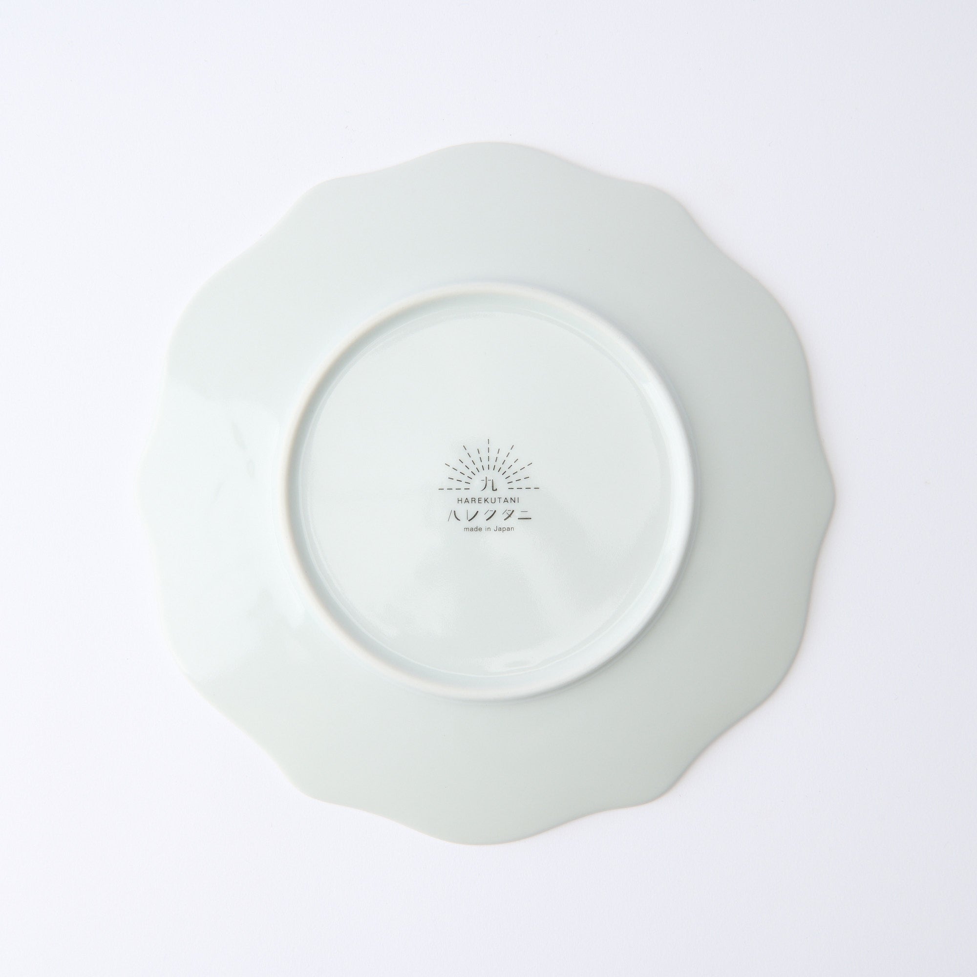 Blue Snow Crystal Plate Set