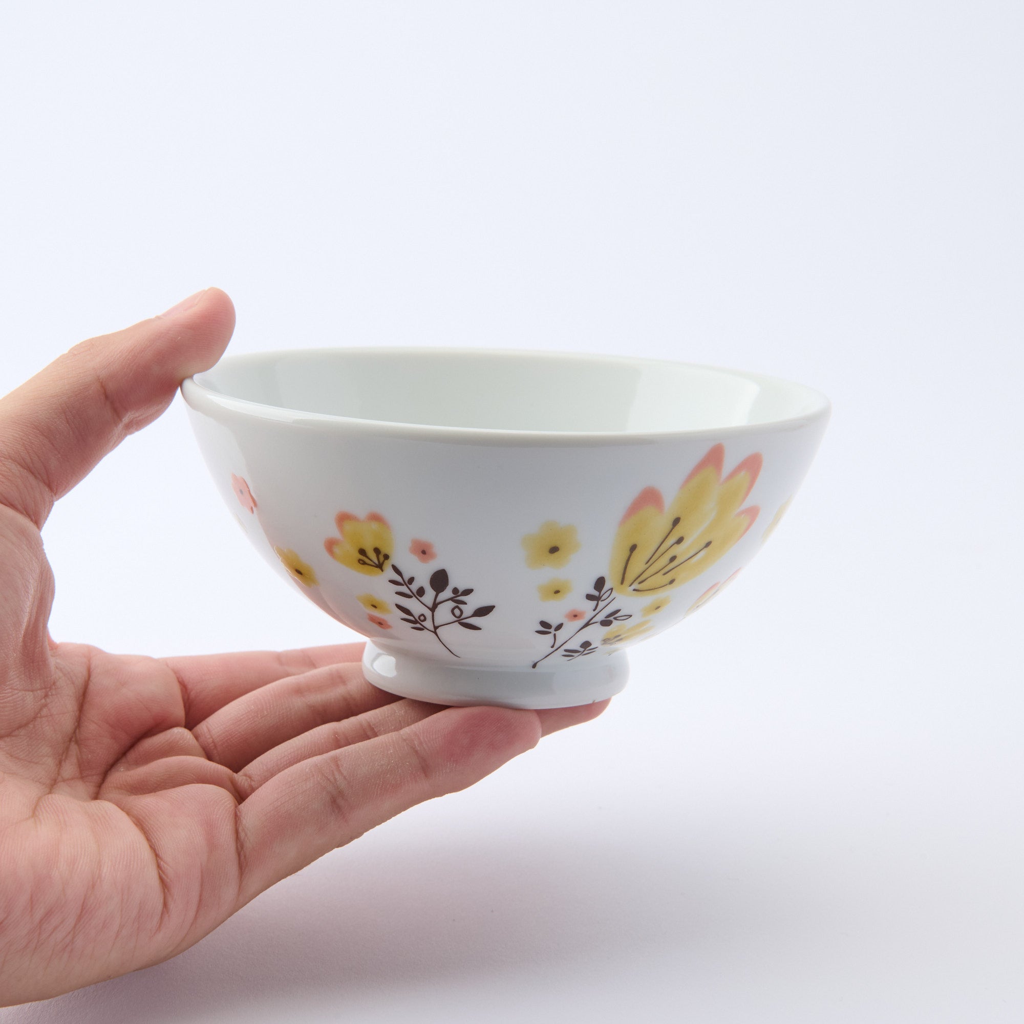 Spring Flowers Japanese Rice Bowl