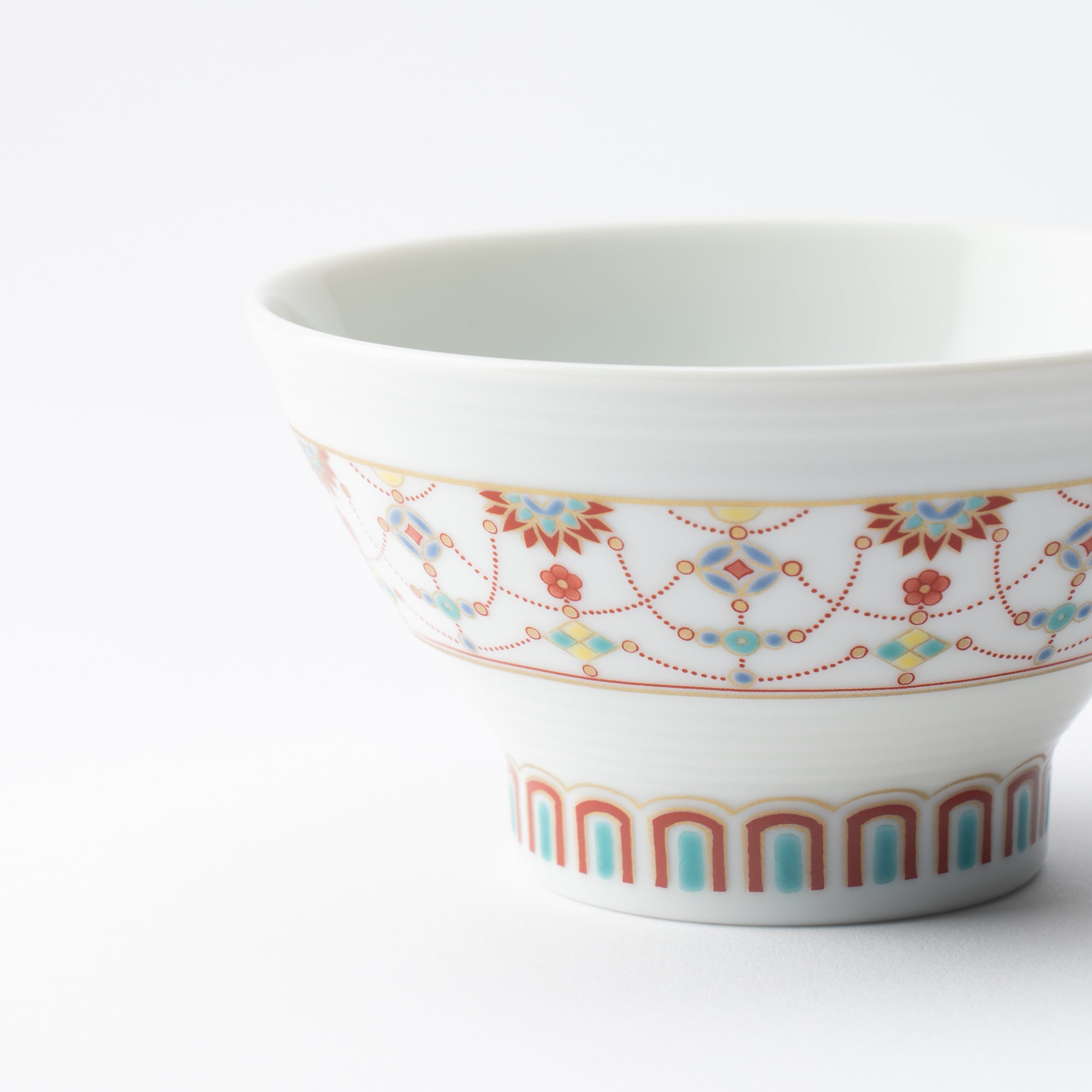 Rings of Color Japanese Rice Bowl