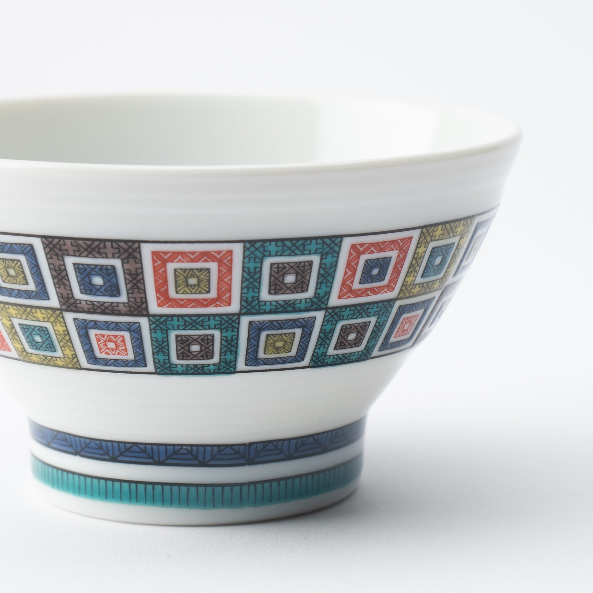 Rings of Color Japanese Rice Bowl