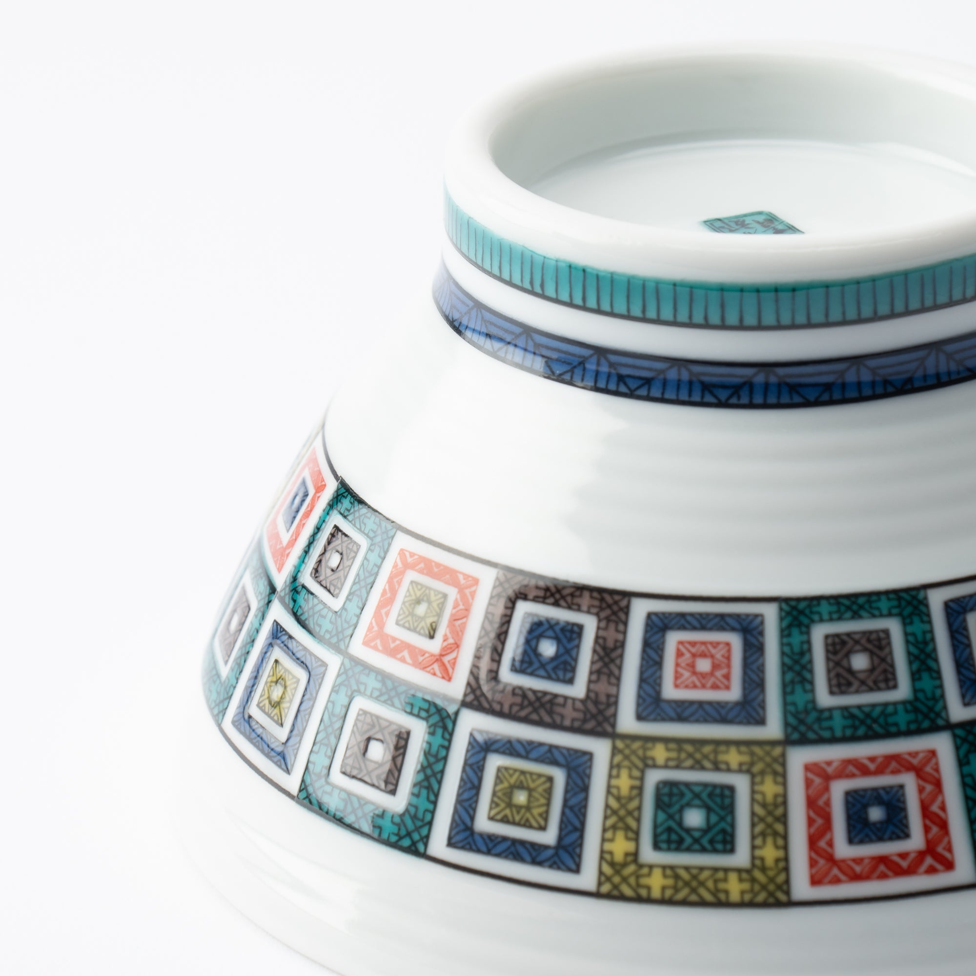 Rings of Color Japanese Rice Bowl