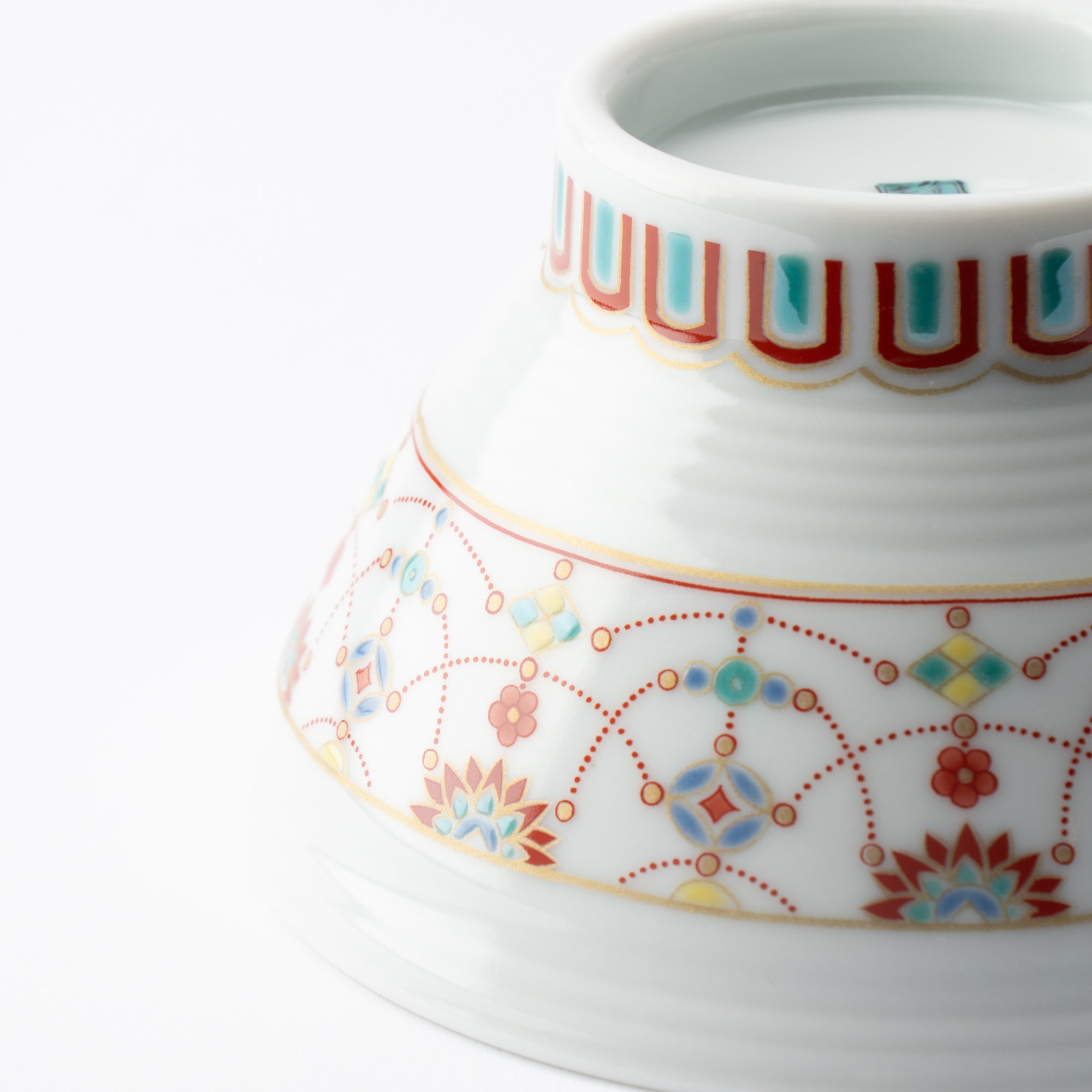 Rings of Color Japanese Rice Bowl