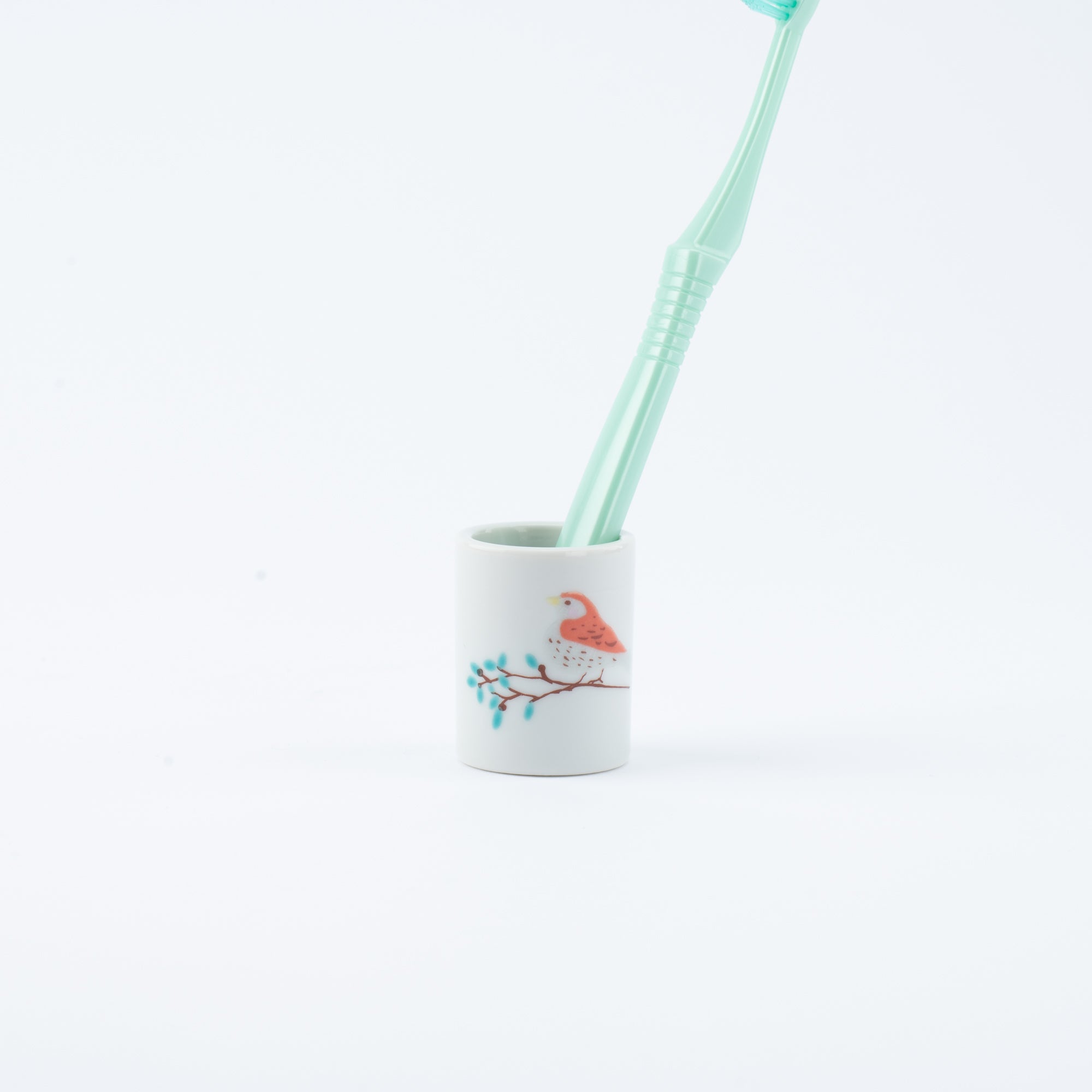 Bird on Branch Toothbrush Stand