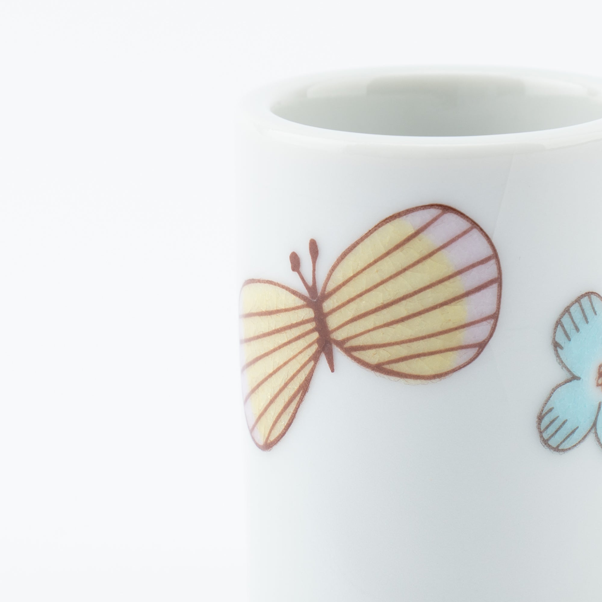 Butterfly and Flower Toothbrush Stand