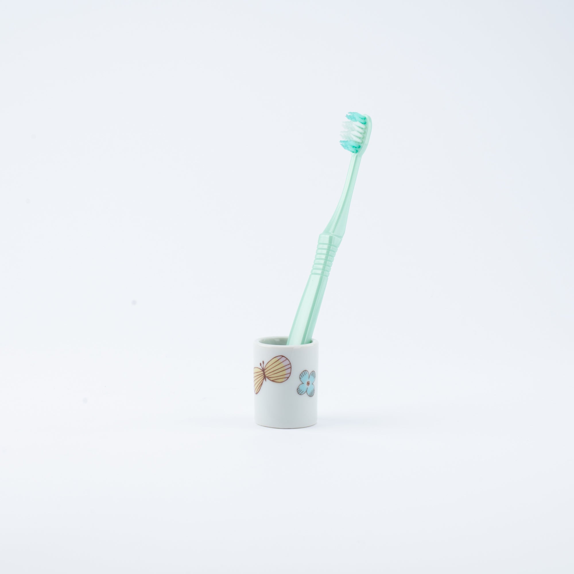 Butterfly and Flower Toothbrush Stand