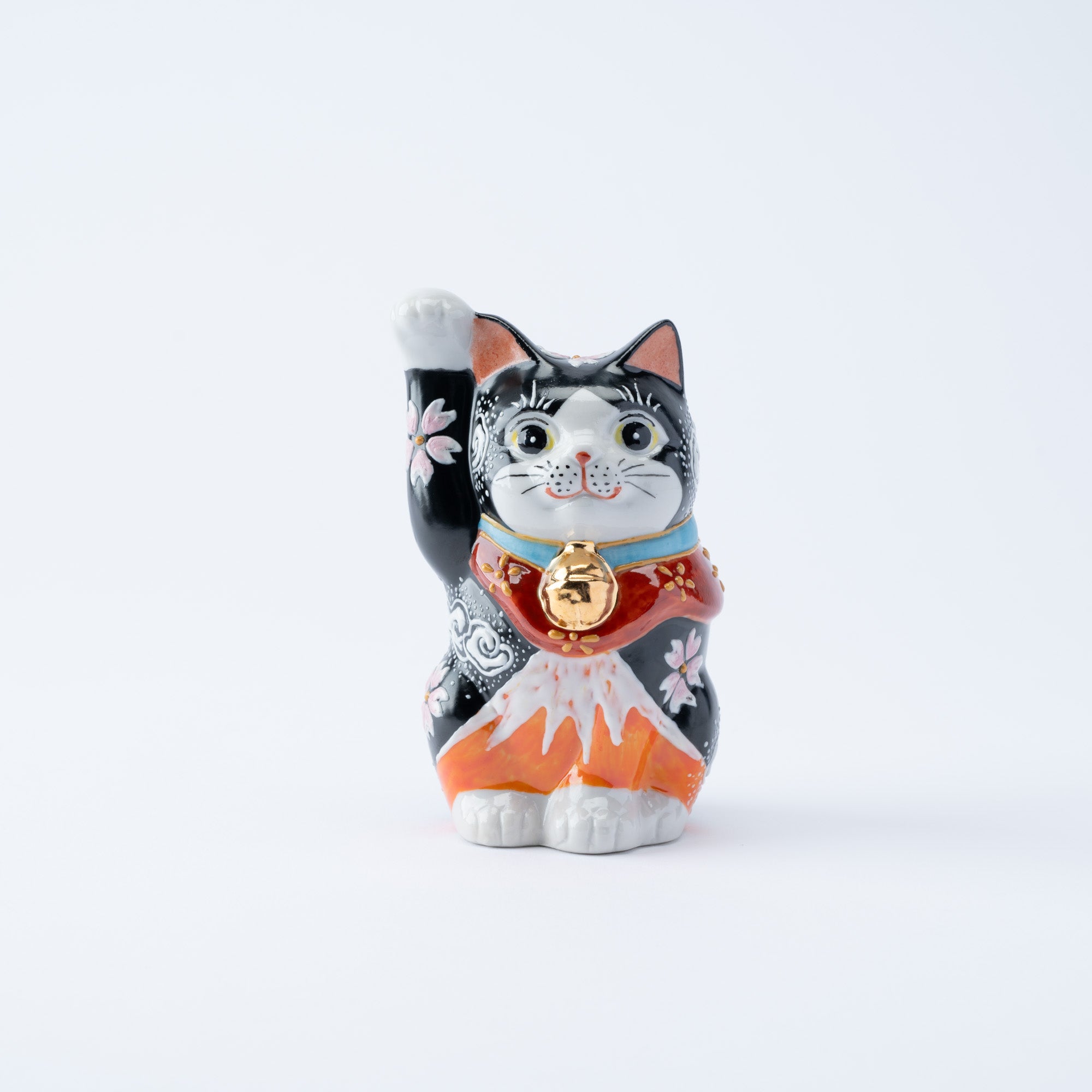 4号招き猫 白富士 赤富士 - JAPAN KUTANI SHOP