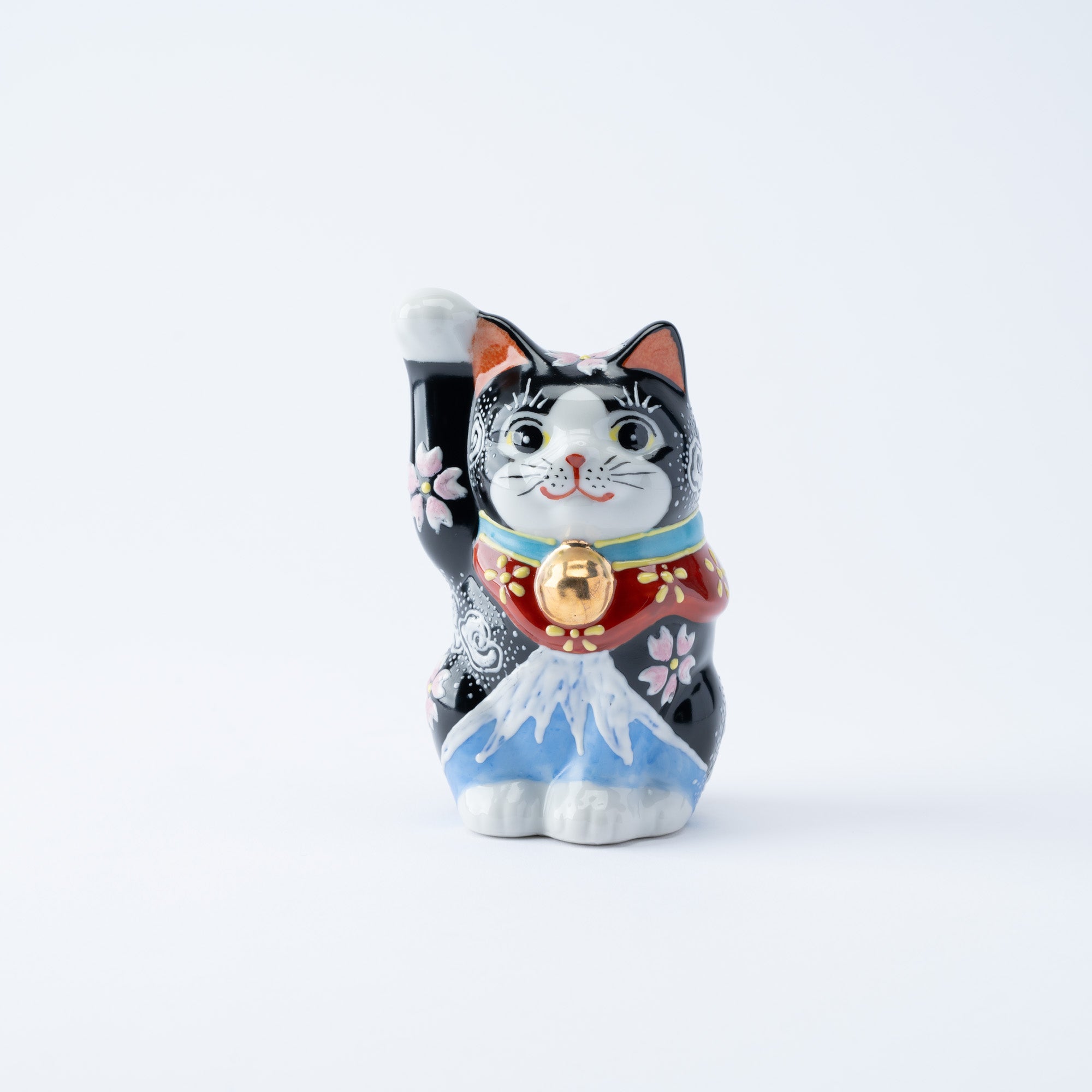 4号招き猫 白富士 赤富士 - JAPAN KUTANI SHOP