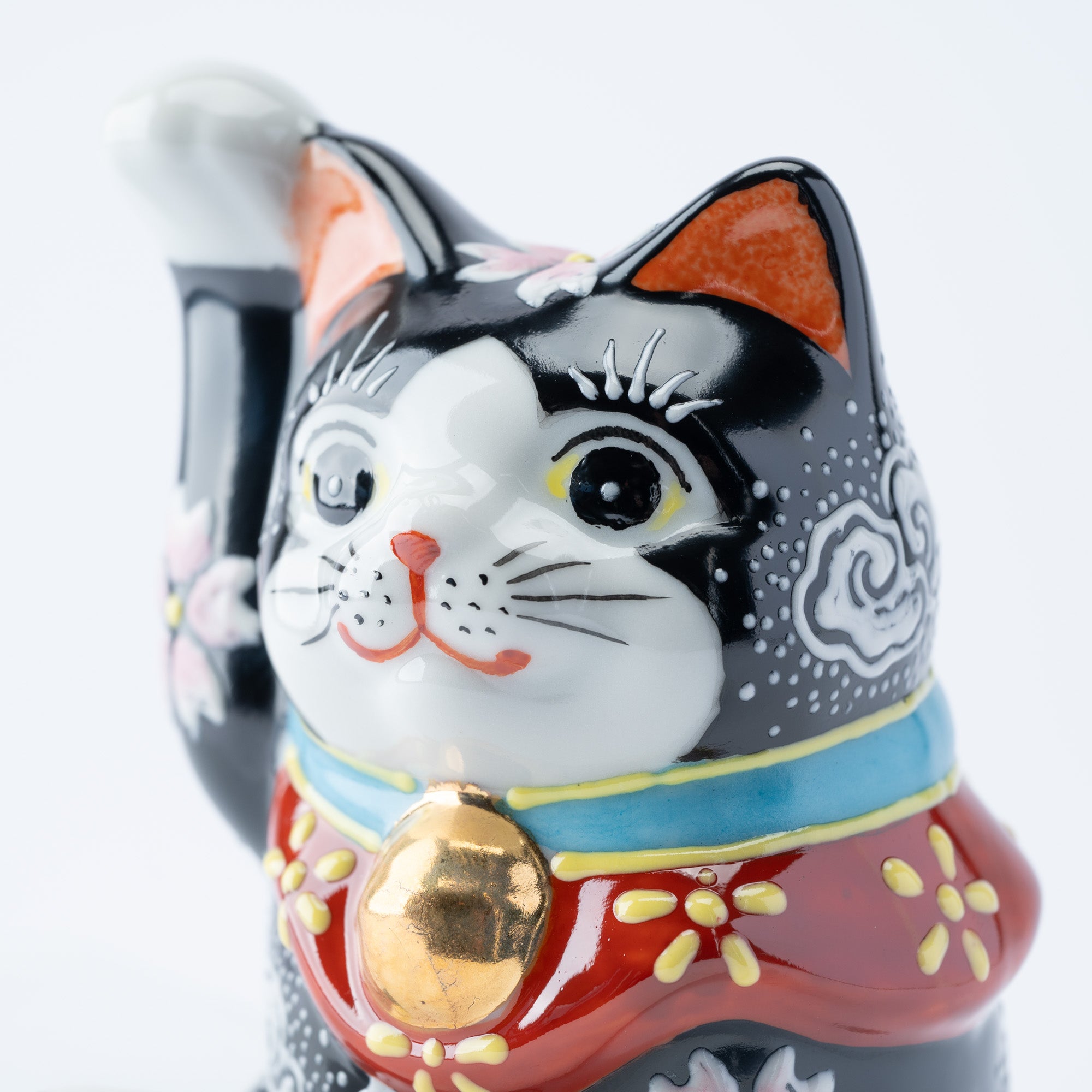 4号招き猫 白富士 赤富士 - JAPAN KUTANI SHOP